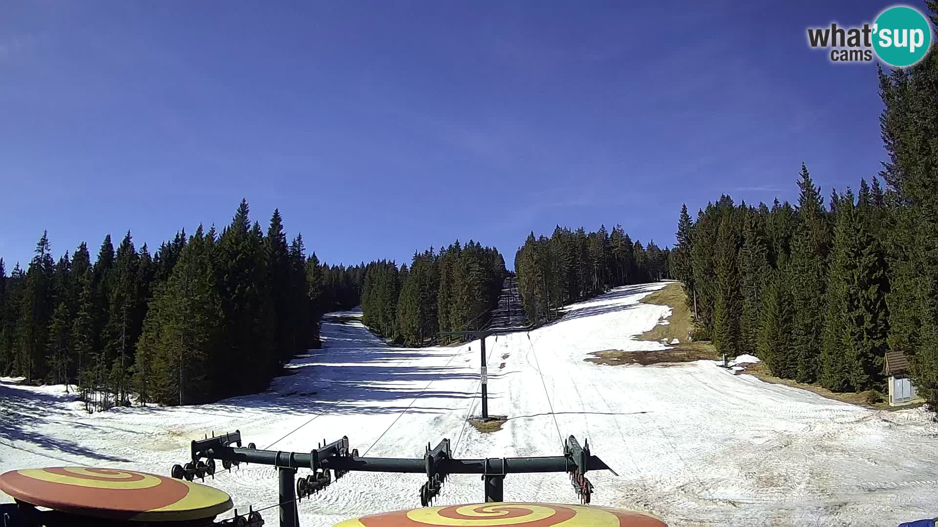 Skigebiet Rogla Webcam Ostruščica Piste 1 und 2