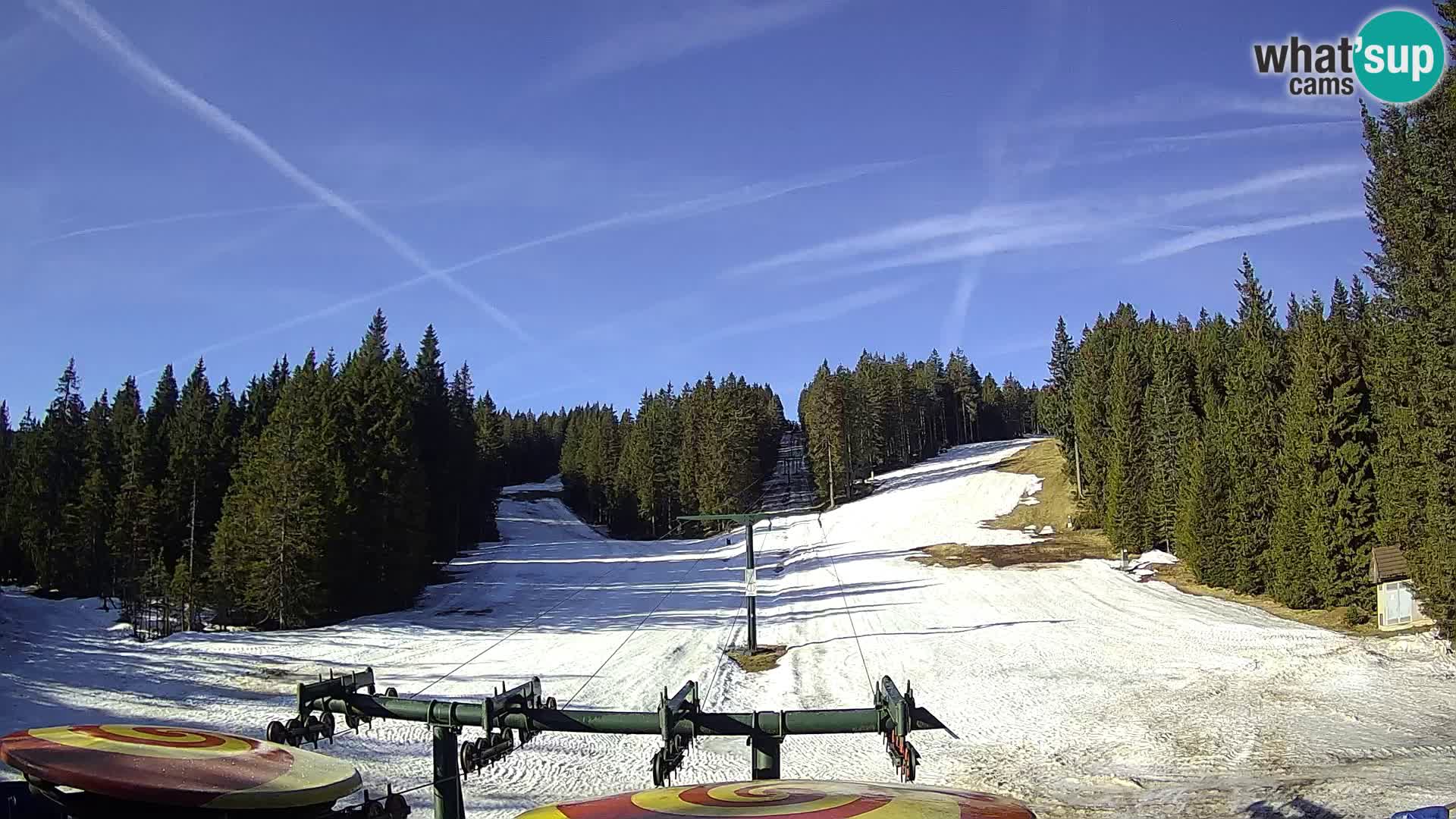 Skigebiet Rogla Webcam Ostruščica Piste 1 und 2