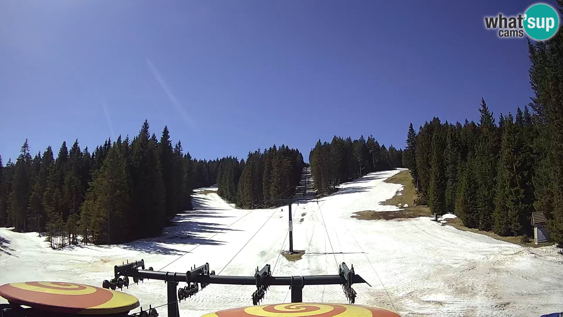 Skigebiet Rogla Webcam Ostruščica Piste 1 und 2
