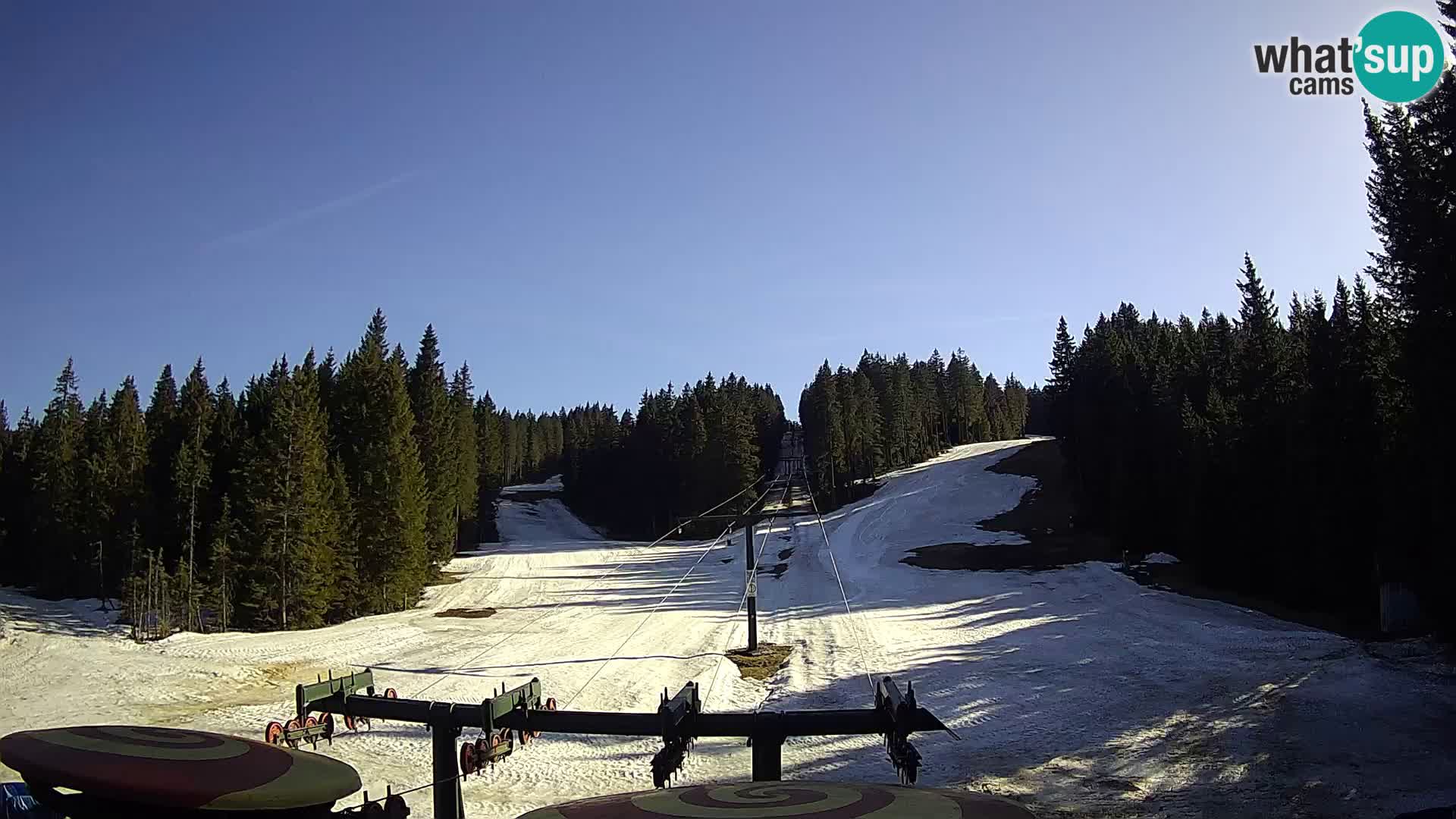 Skigebiet Rogla Webcam Ostruščica Piste 1 und 2