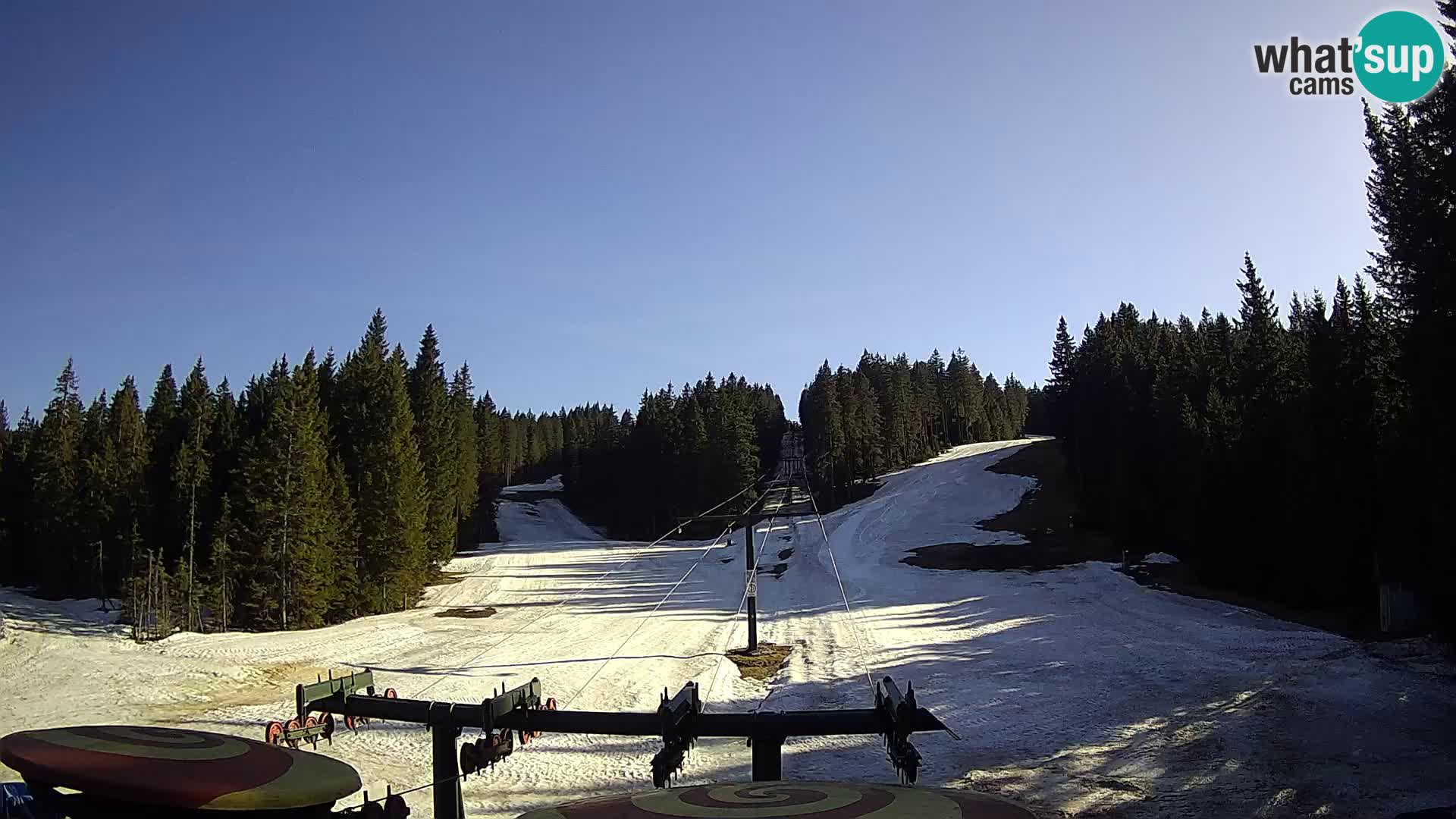 Comprensorio sciistico Rogla Webcam live Ostruščica piste 1 e 2