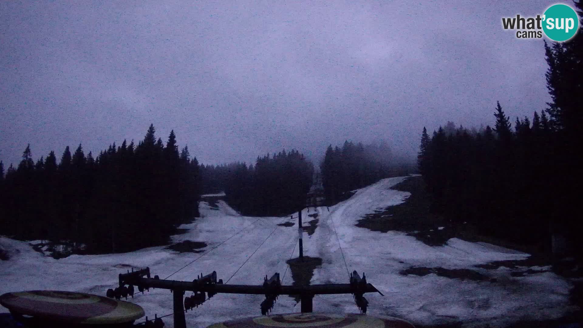Skigebiet Rogla Webcam Ostruščica Piste 1 und 2