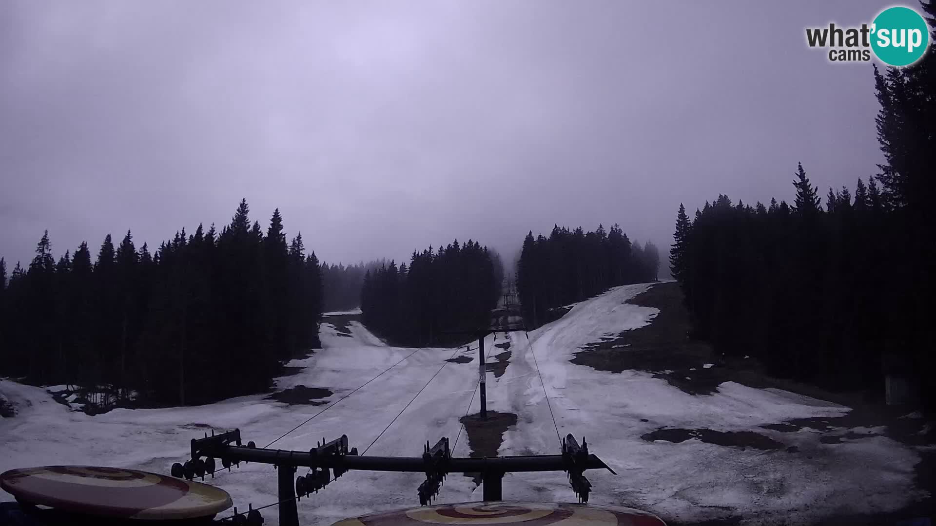 Skigebiet Rogla Webcam Ostruščica Piste 1 und 2