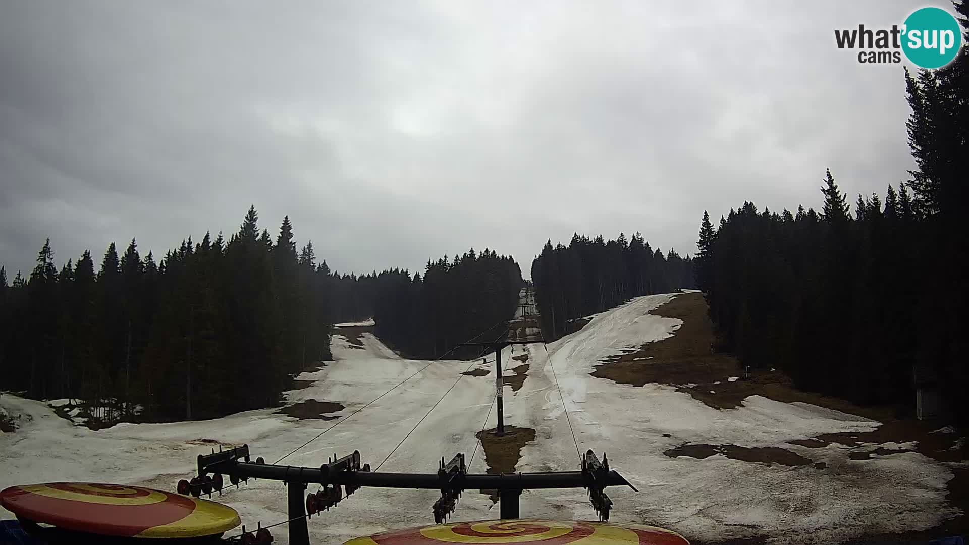 Skigebiet Rogla Webcam Ostruščica Piste 1 und 2