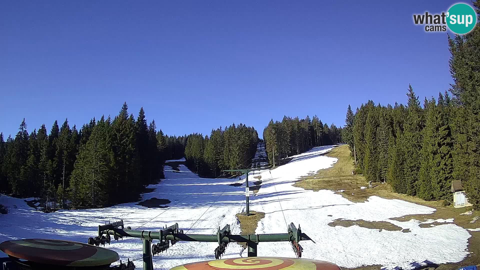 Station de ski Rogla Webcam Ostruščica pistes 1 et 2