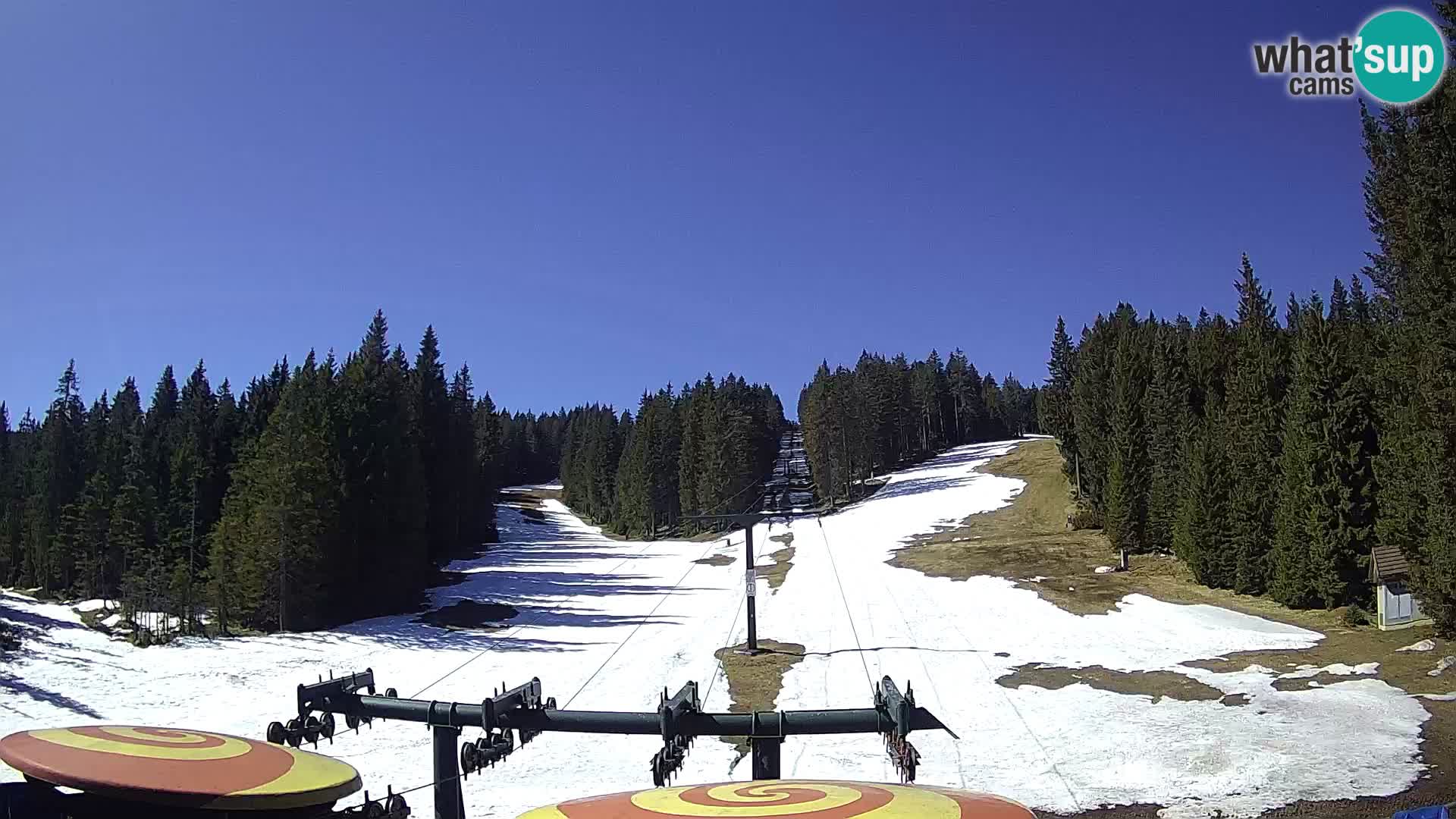Station de ski Rogla Webcam Ostruščica pistes 1 et 2