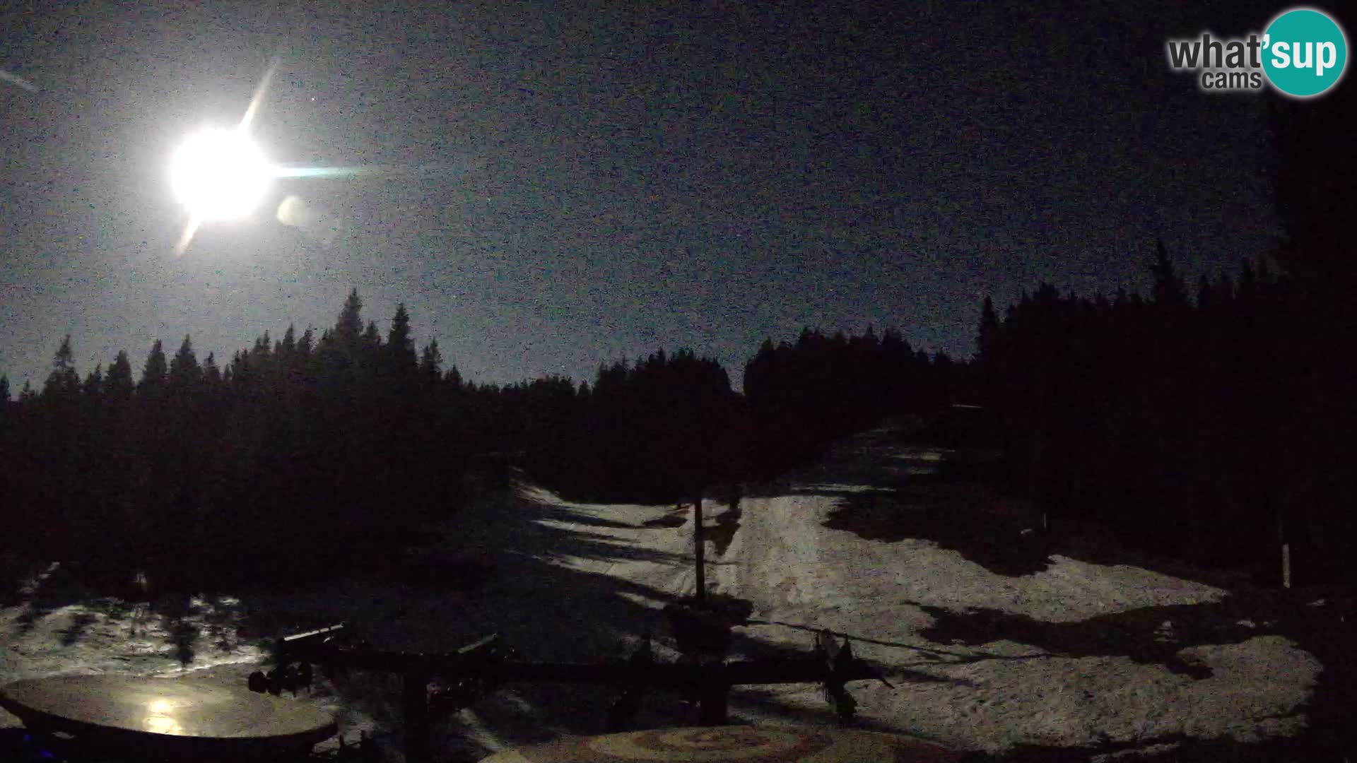 Smučišče Rogla Spletna kamera Ostruščica proga 1 in 2