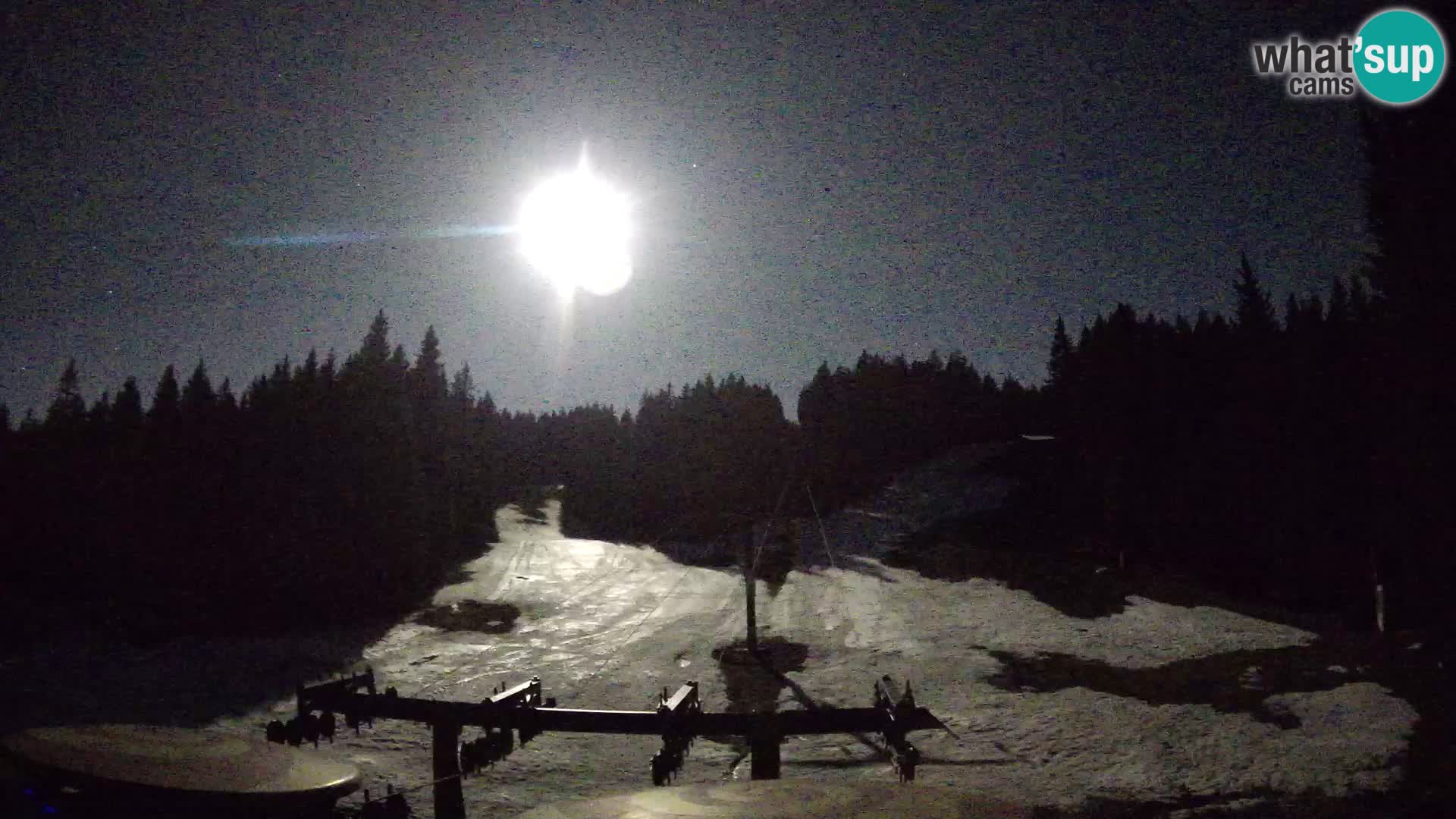 Comprensorio sciistico Rogla Webcam live Ostruščica piste 1 e 2