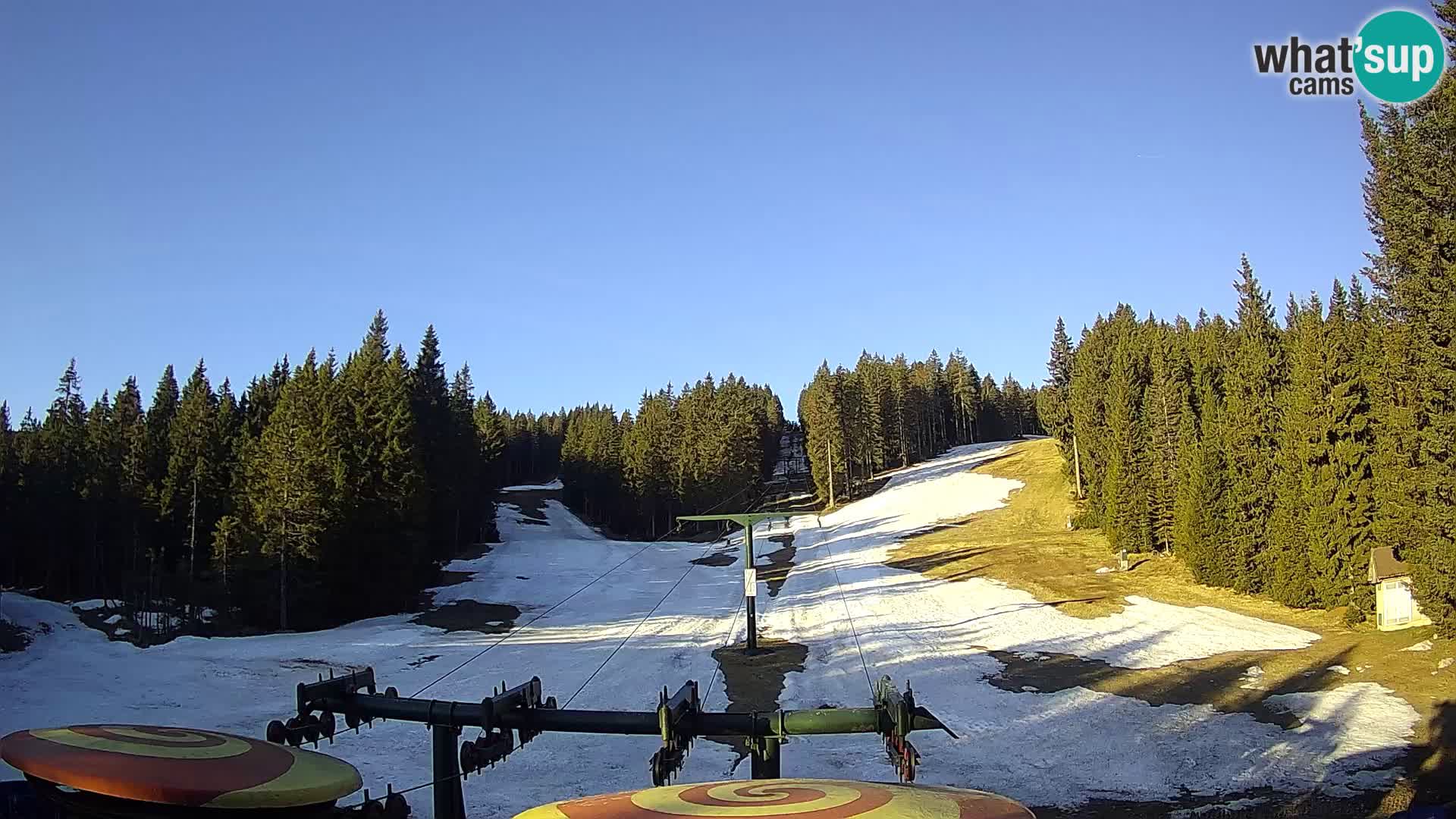 Comprensorio sciistico Rogla Webcam live Ostruščica piste 1 e 2