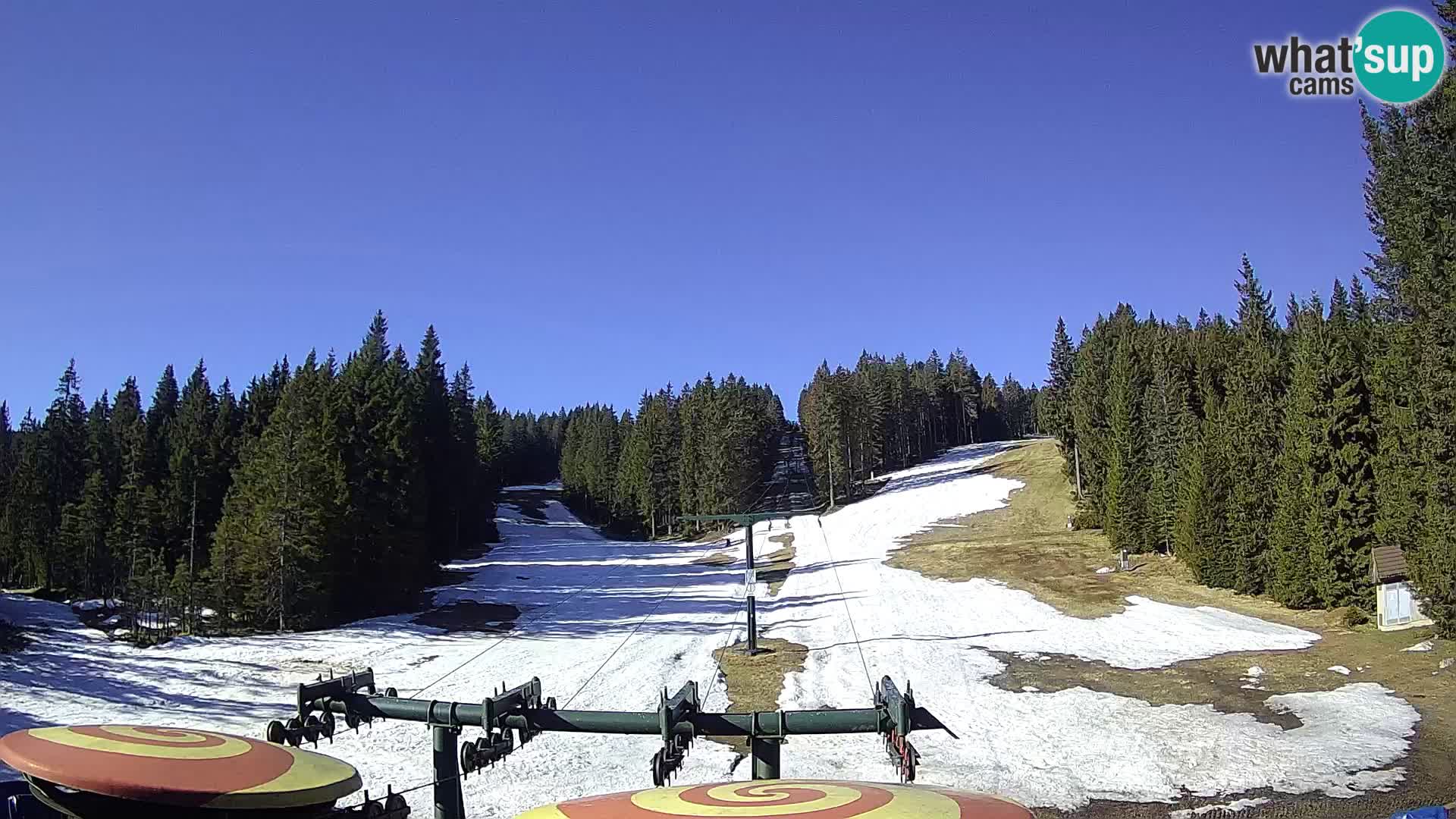 Skijalište Rogla web kamera Ostruščica proga 1 in 2