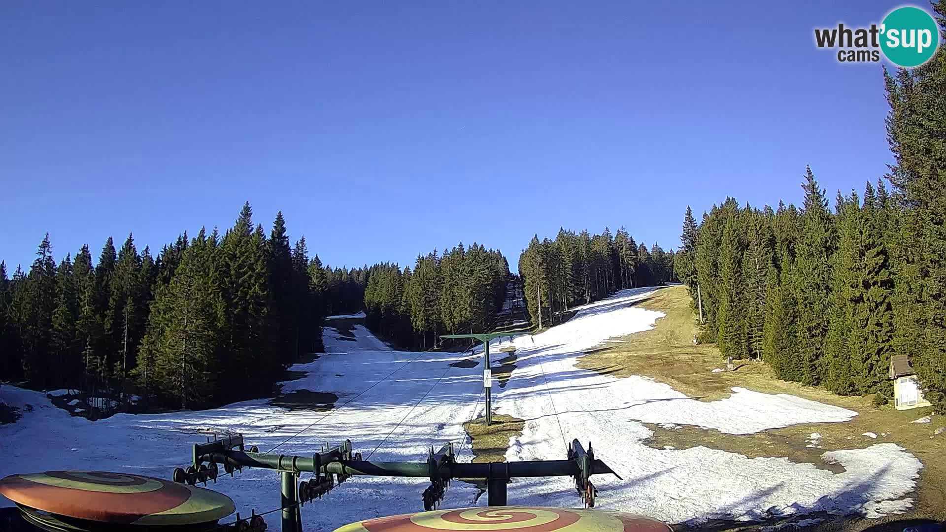 Skijalište Rogla web kamera Ostruščica proga 1 in 2