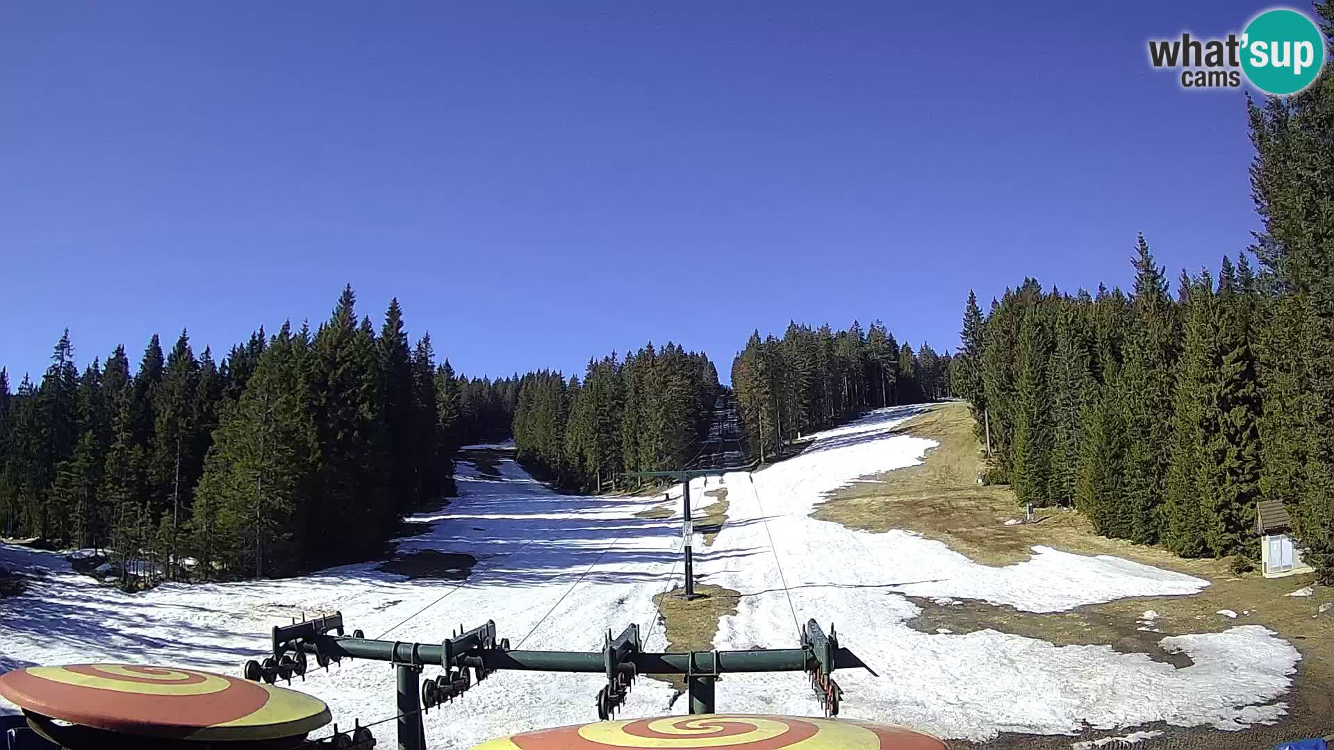 Skijalište Rogla web kamera Ostruščica proga 1 in 2