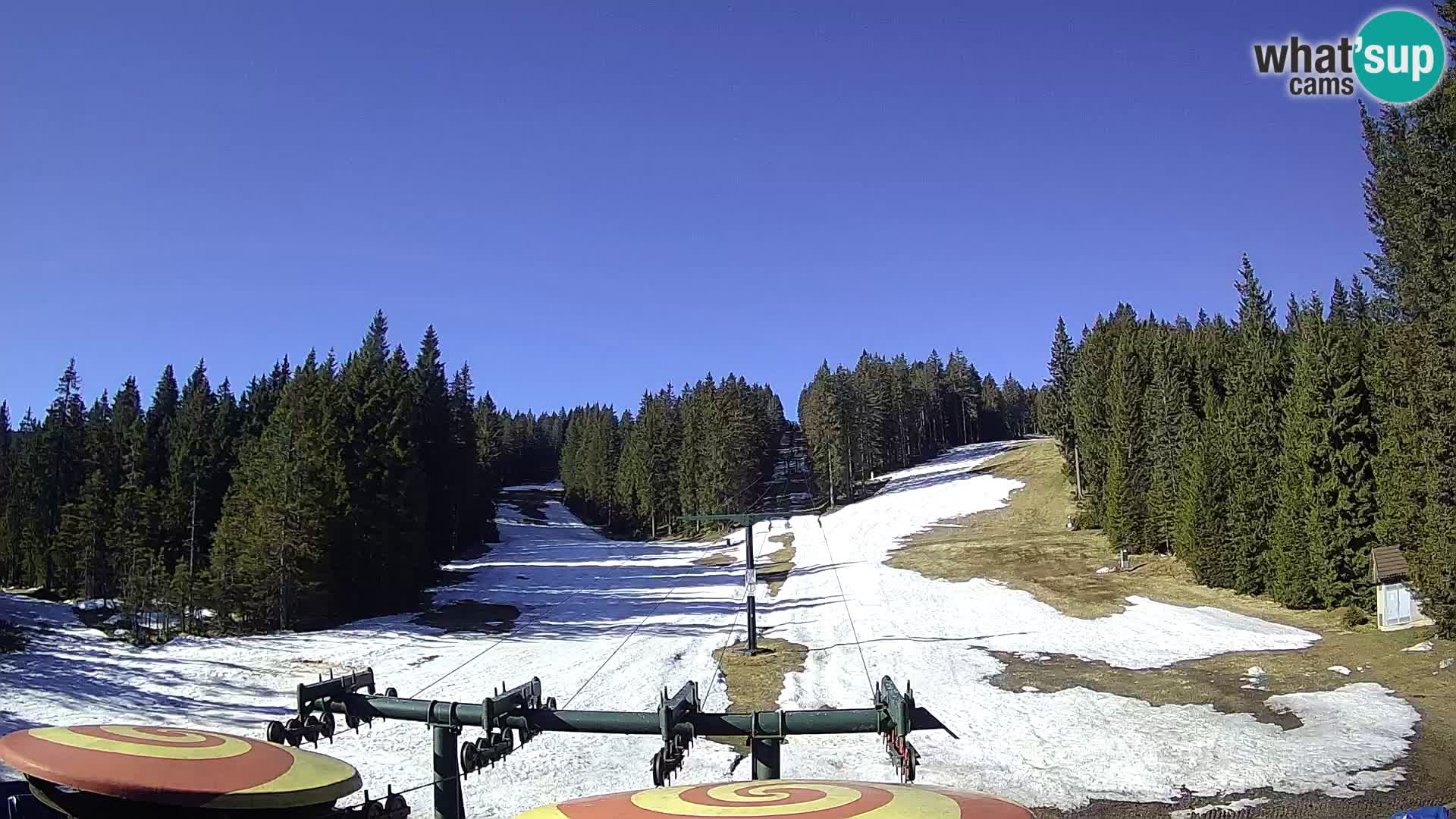 Comprensorio sciistico Rogla Webcam live Ostruščica piste 1 e 2