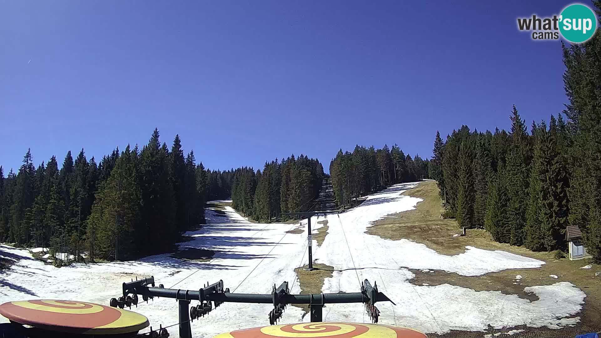 Skigebiet Rogla Webcam Ostruščica Piste 1 und 2