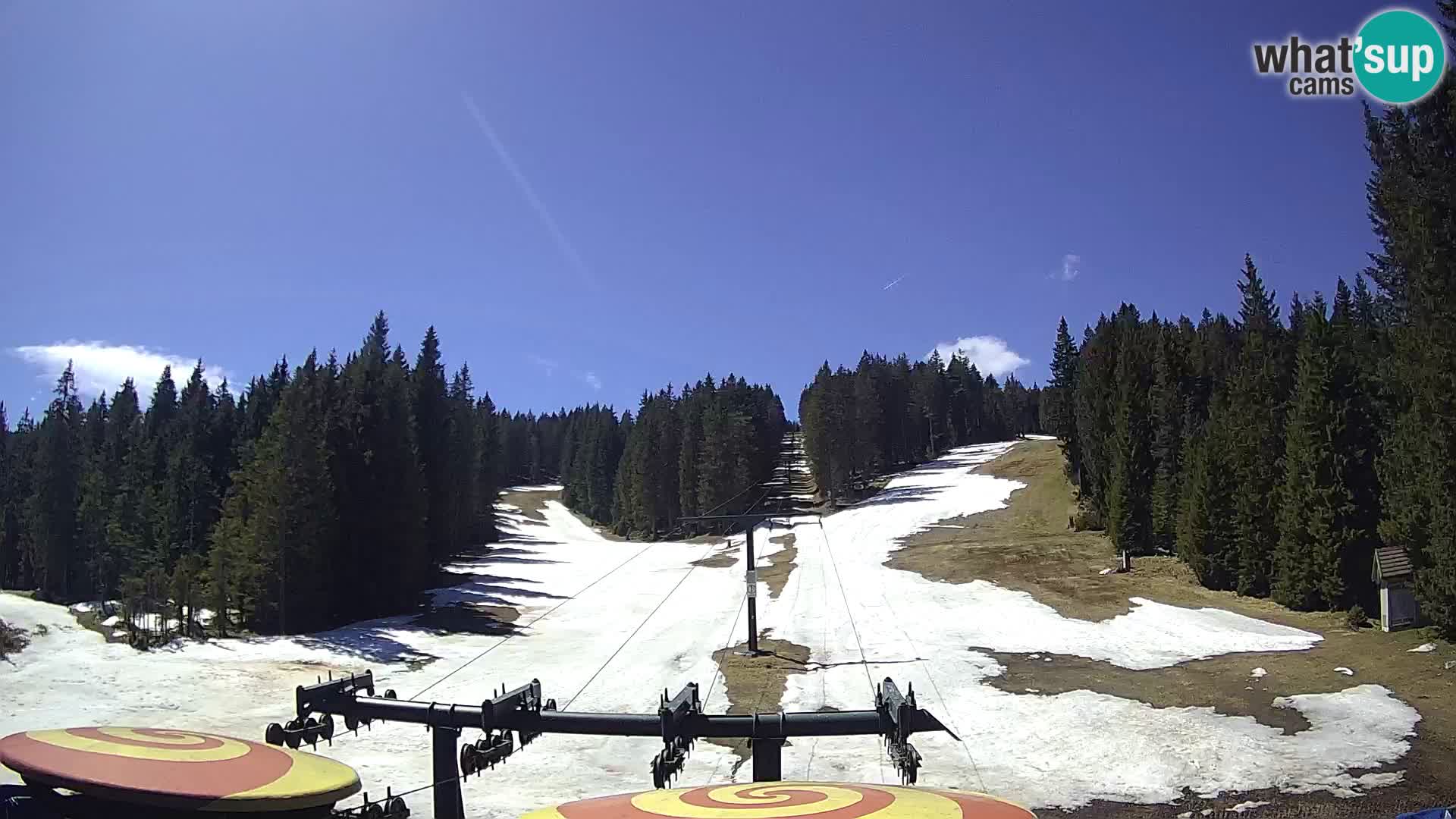 Skigebiet Rogla Webcam Ostruščica Piste 1 und 2