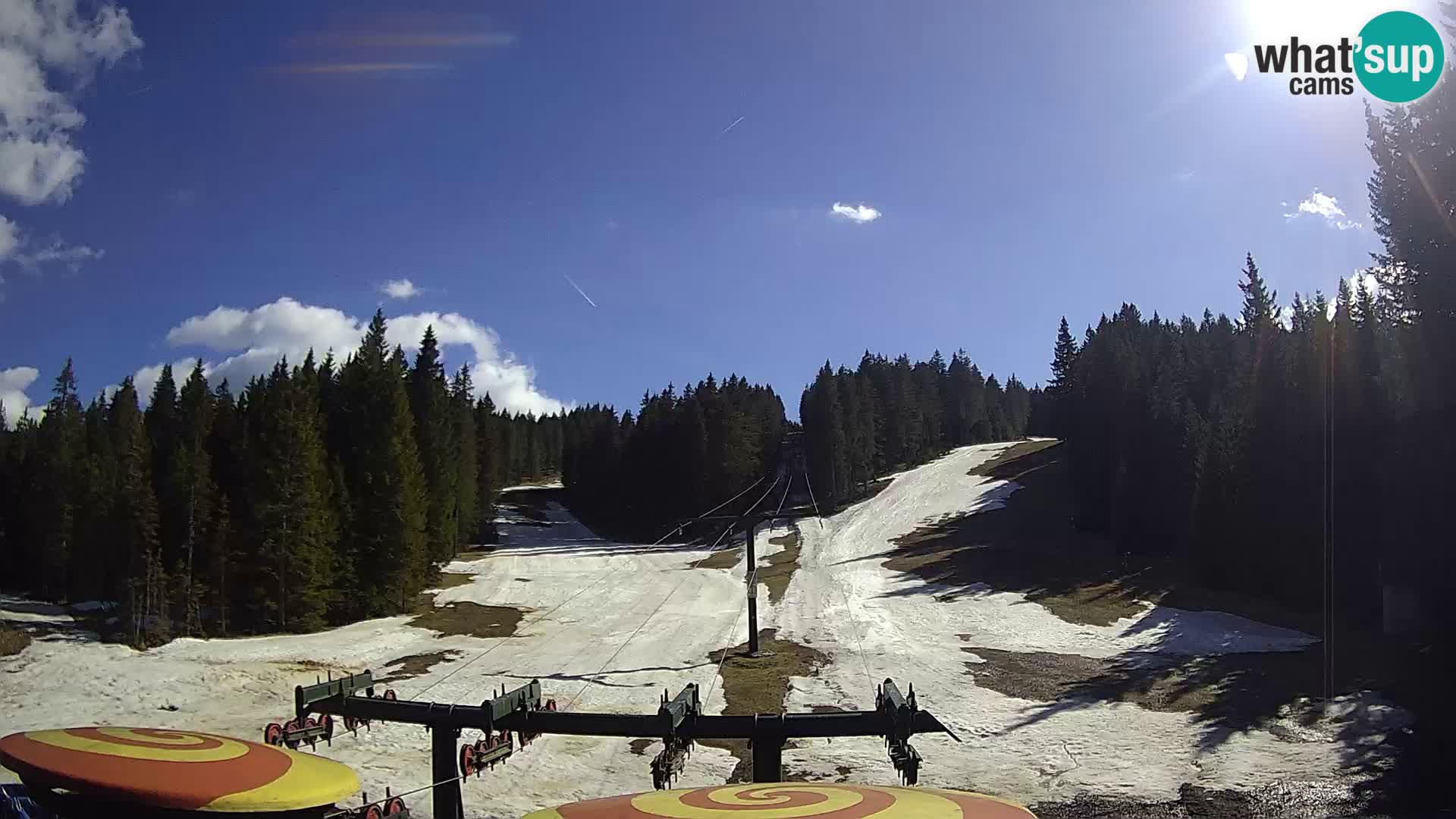 Skigebiet Rogla Webcam Ostruščica Piste 1 und 2