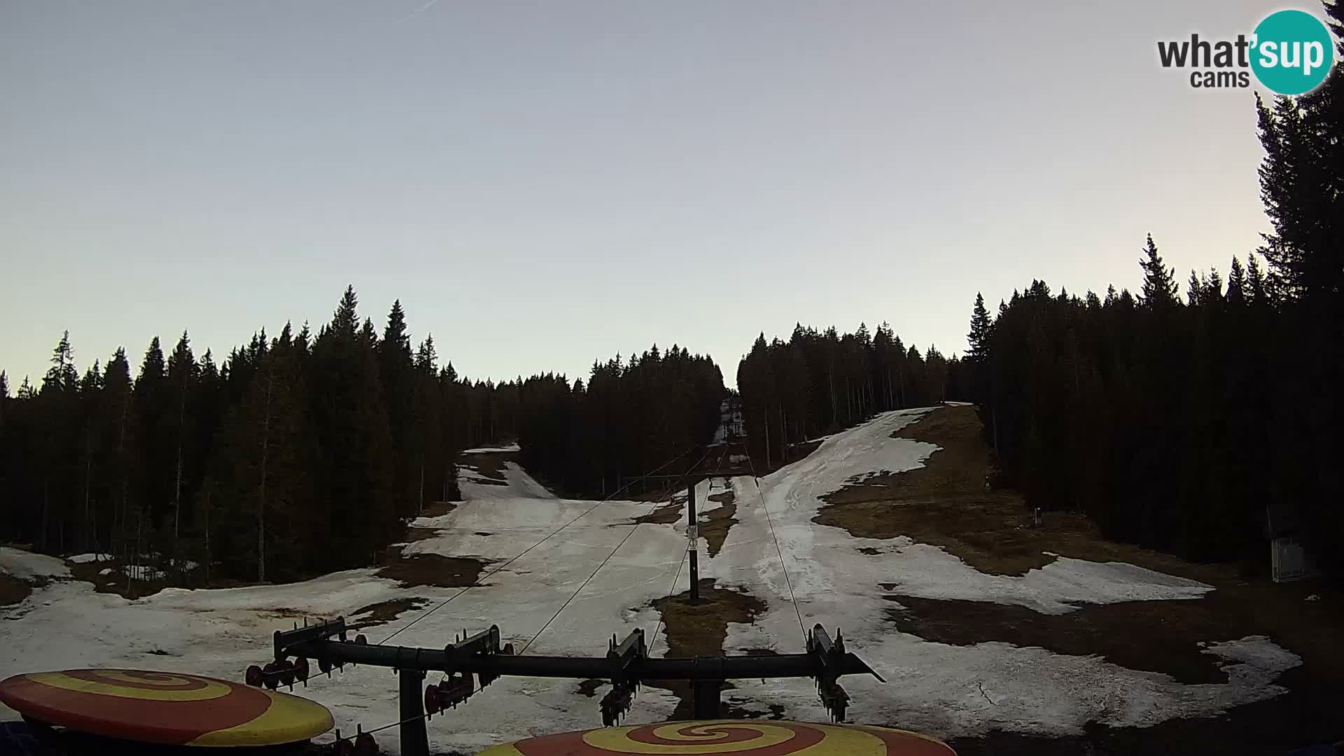 Comprensorio sciistico Rogla Webcam live Ostruščica piste 1 e 2