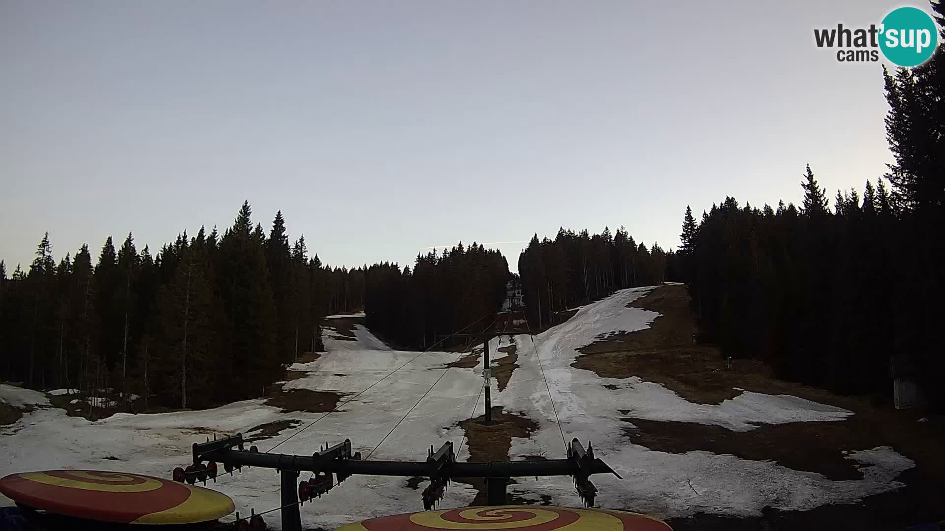 Smučišče Rogla Spletna kamera Ostruščica proga 1 in 2