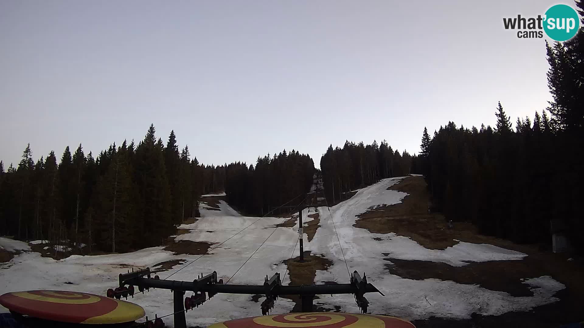 Smučišče Rogla Spletna kamera Ostruščica proga 1 in 2