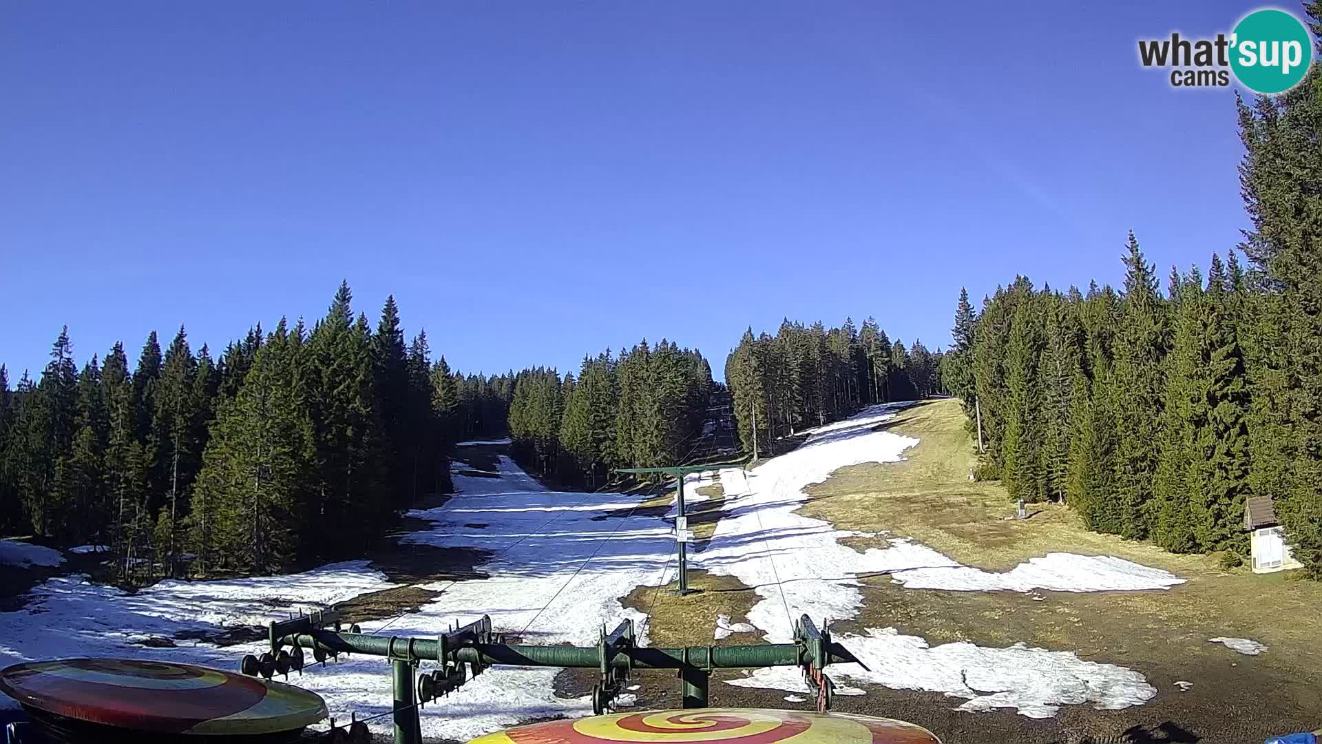 Station de ski Rogla Webcam Ostruščica pistes 1 et 2