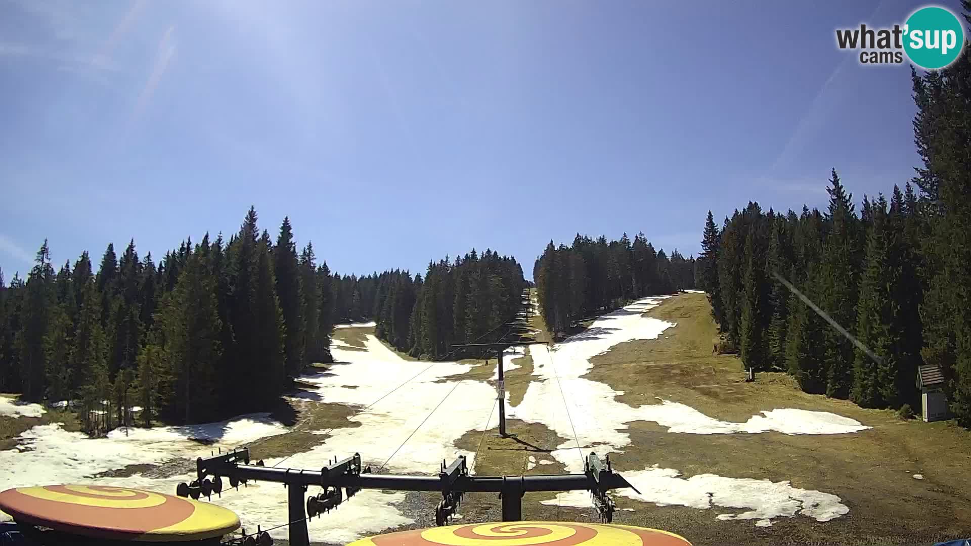Skijalište Rogla web kamera Ostruščica proga 1 in 2