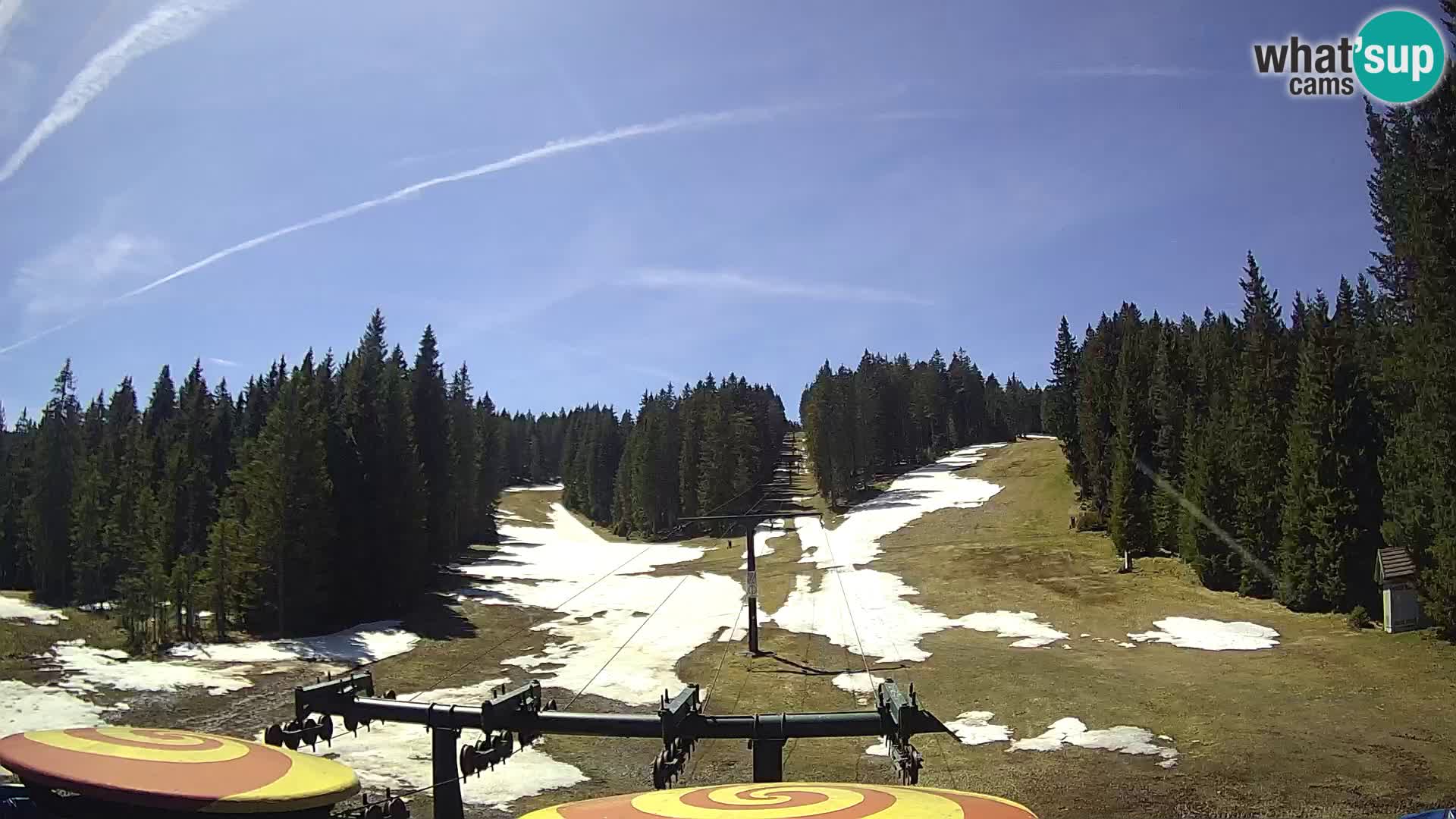 Skijalište Rogla web kamera Ostruščica proga 1 in 2