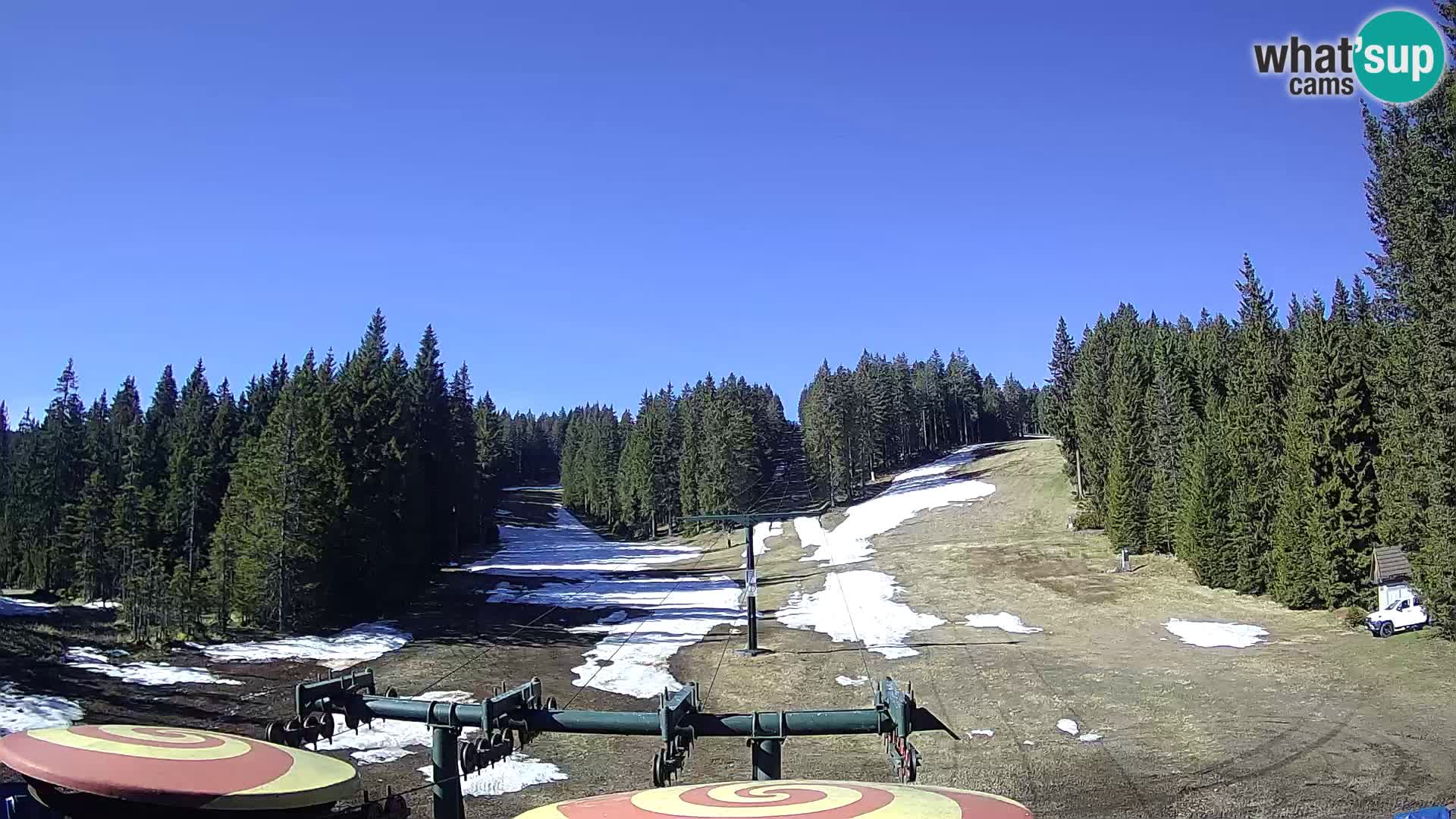 Comprensorio sciistico Rogla Webcam live Ostruščica piste 1 e 2