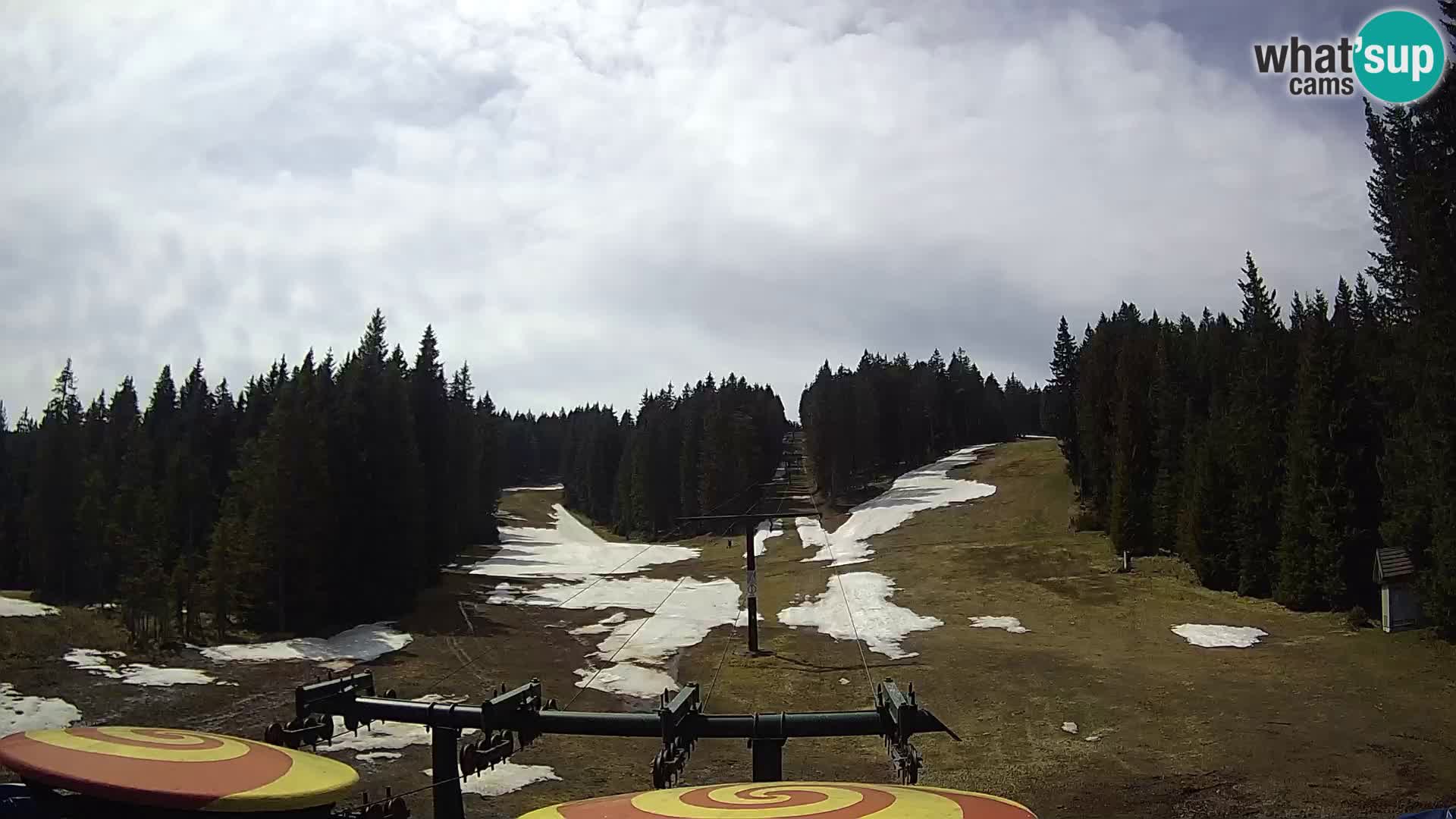 Skijalište Rogla web kamera Ostruščica proga 1 in 2