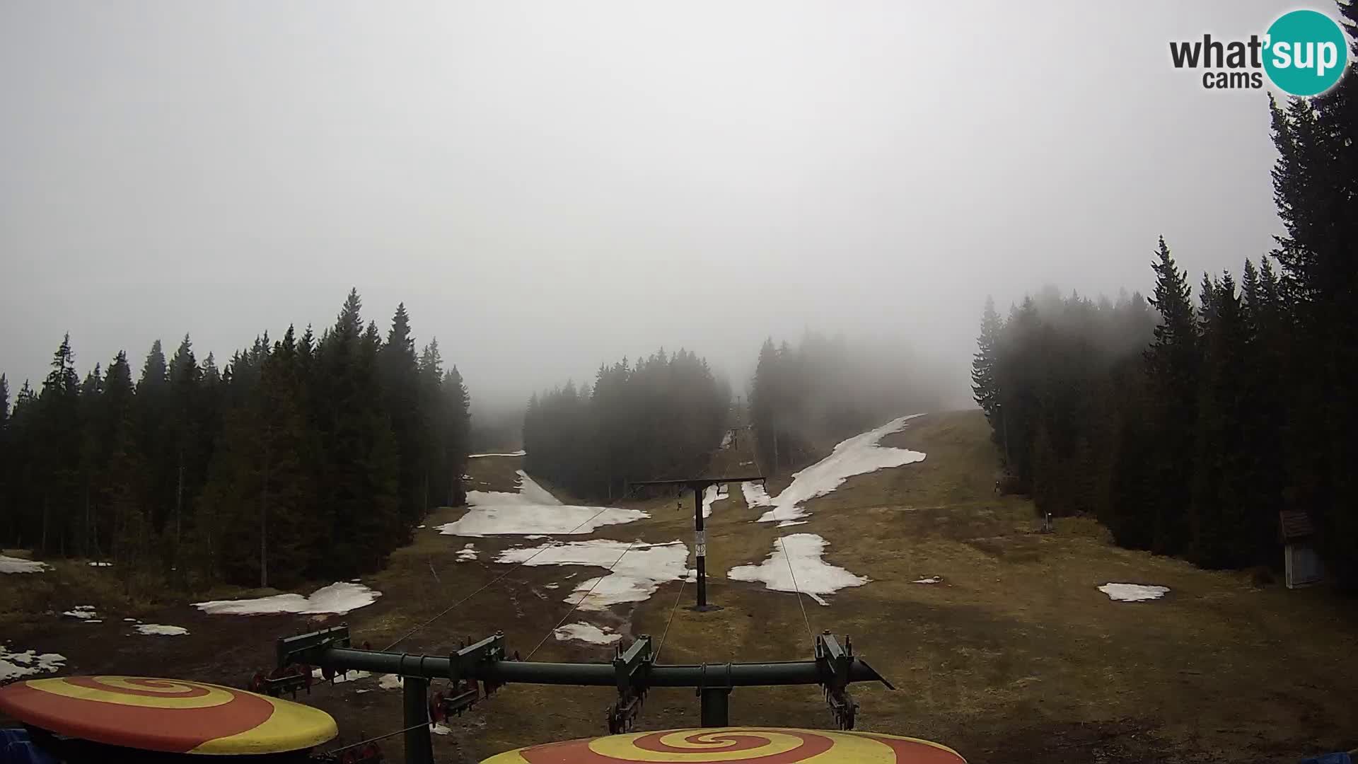 Comprensorio sciistico Rogla Webcam live Ostruščica piste 1 e 2