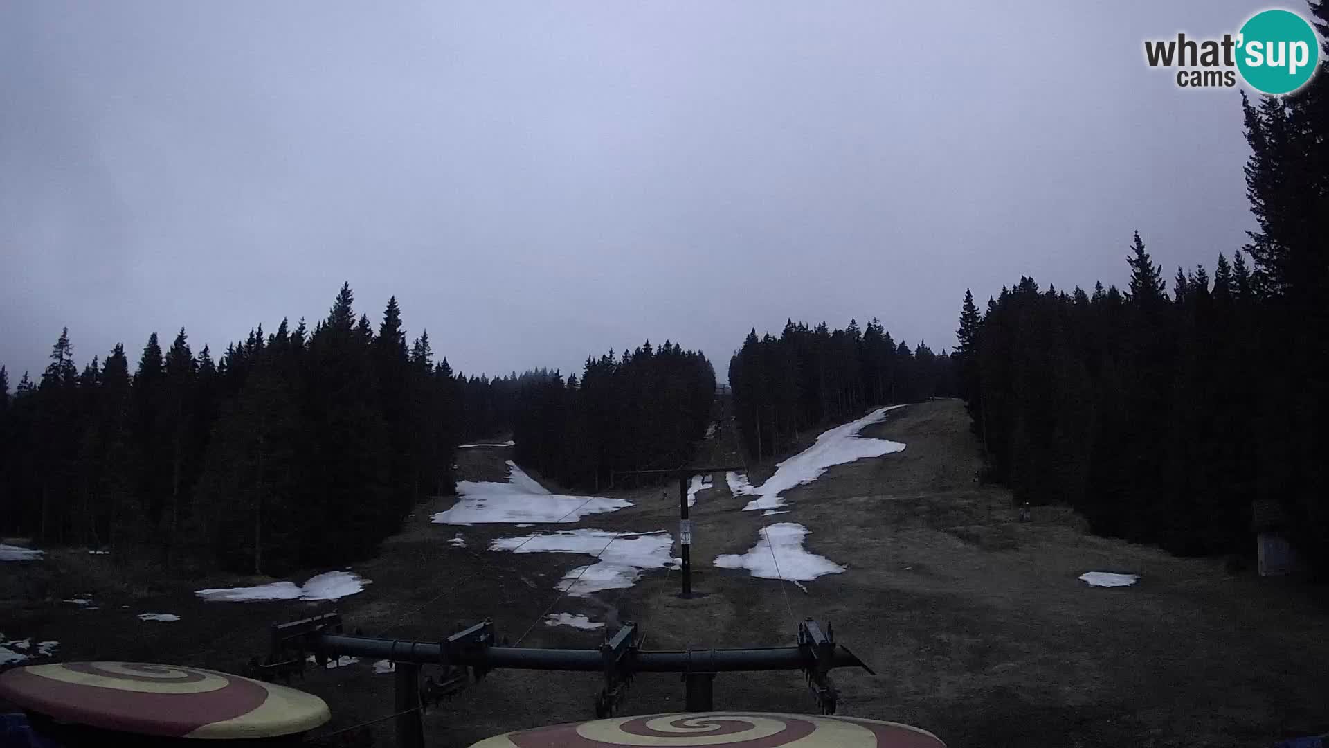 Skijalište Rogla web kamera Ostruščica proga 1 in 2