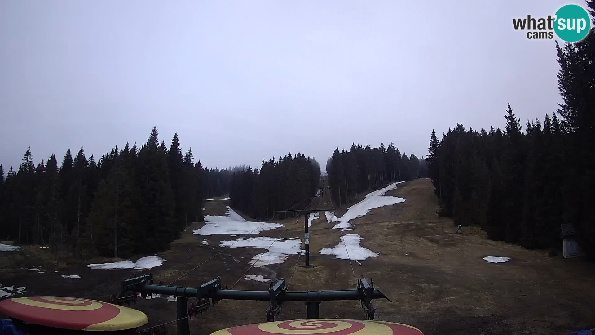 Station de ski Rogla Webcam Ostruščica pistes 1 et 2