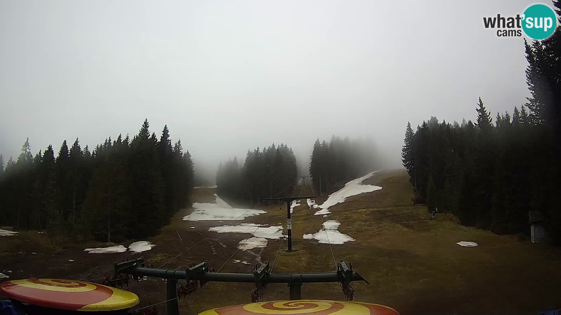 Comprensorio sciistico Rogla Webcam live Ostruščica piste 1 e 2