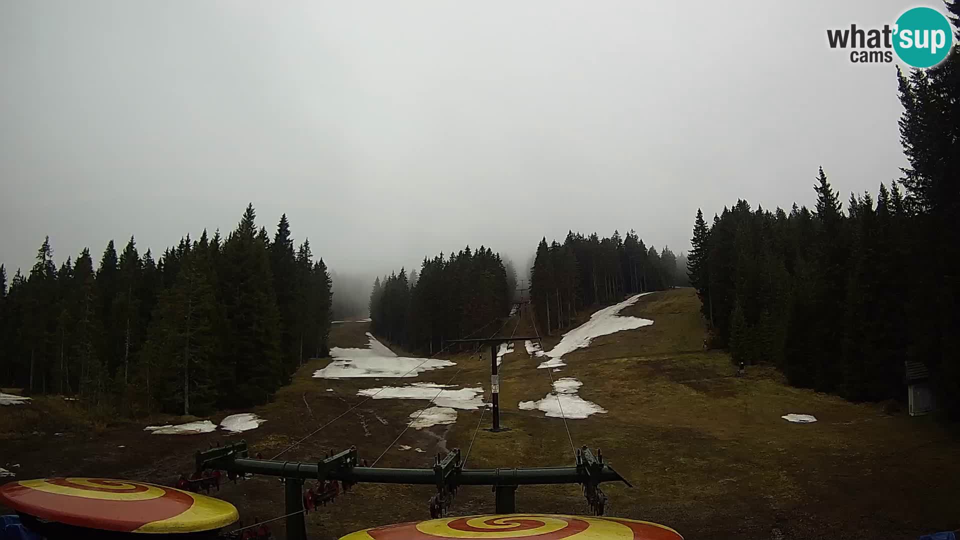 Comprensorio sciistico Rogla Webcam live Ostruščica piste 1 e 2