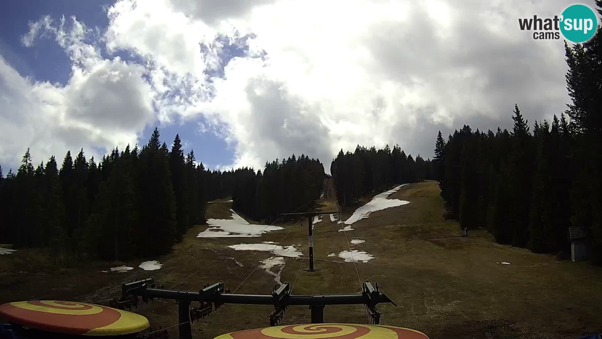 Skigebiet Rogla Webcam Ostruščica Piste 1 und 2