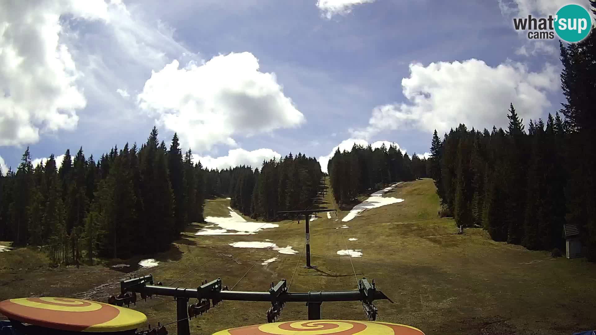 Skigebiet Rogla Webcam Ostruščica Piste 1 und 2