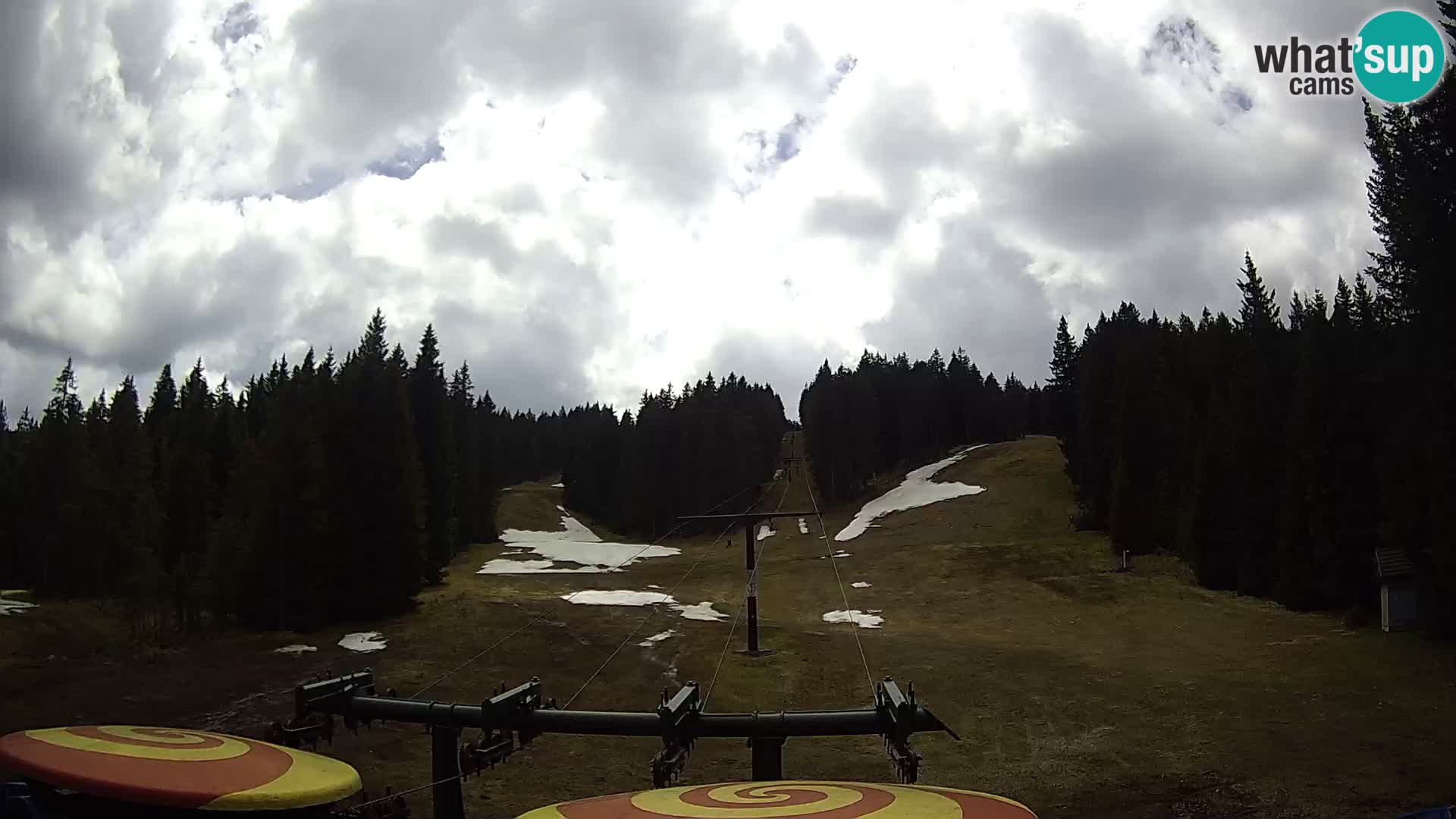 Skigebiet Rogla Webcam Ostruščica Piste 1 und 2