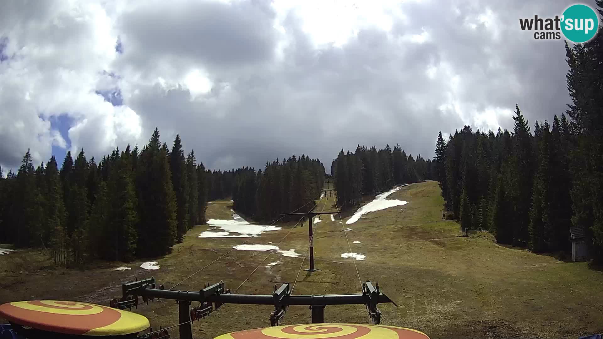 Skigebiet Rogla Webcam Ostruščica Piste 1 und 2