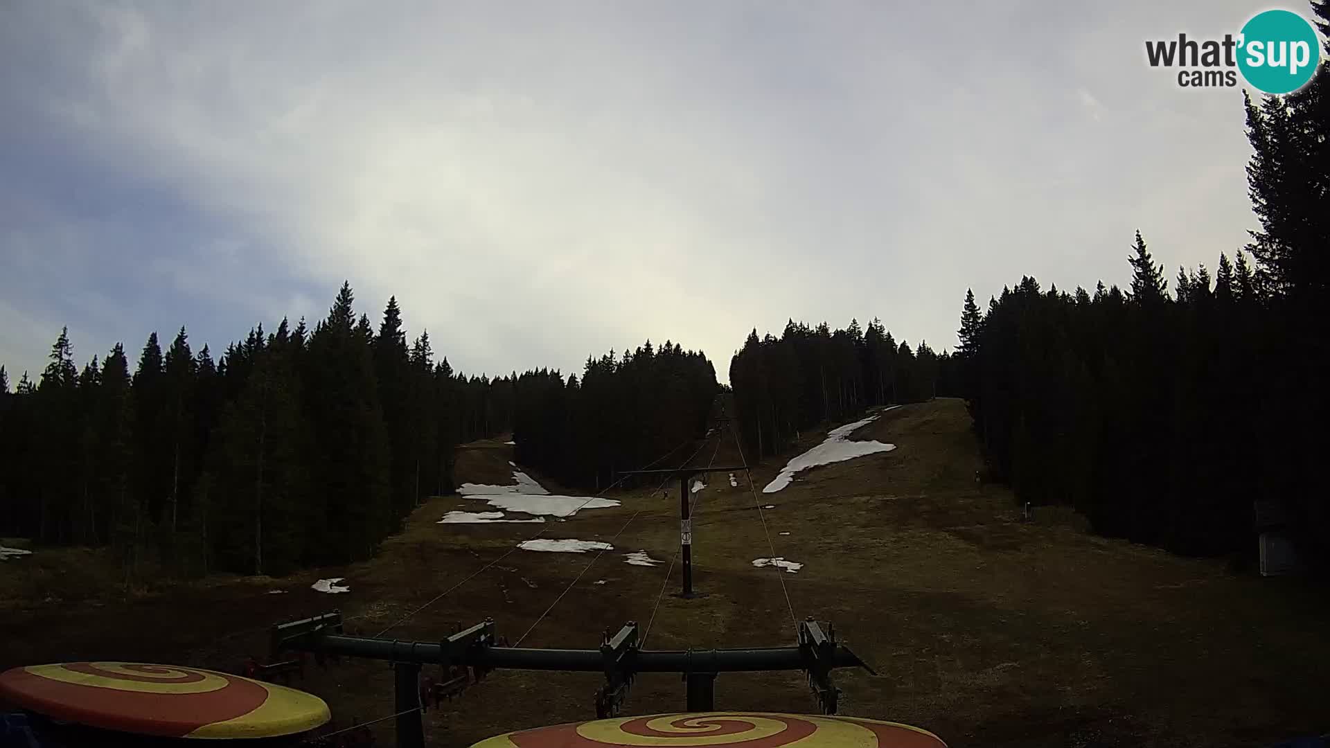 Comprensorio sciistico Rogla Webcam live Ostruščica piste 1 e 2