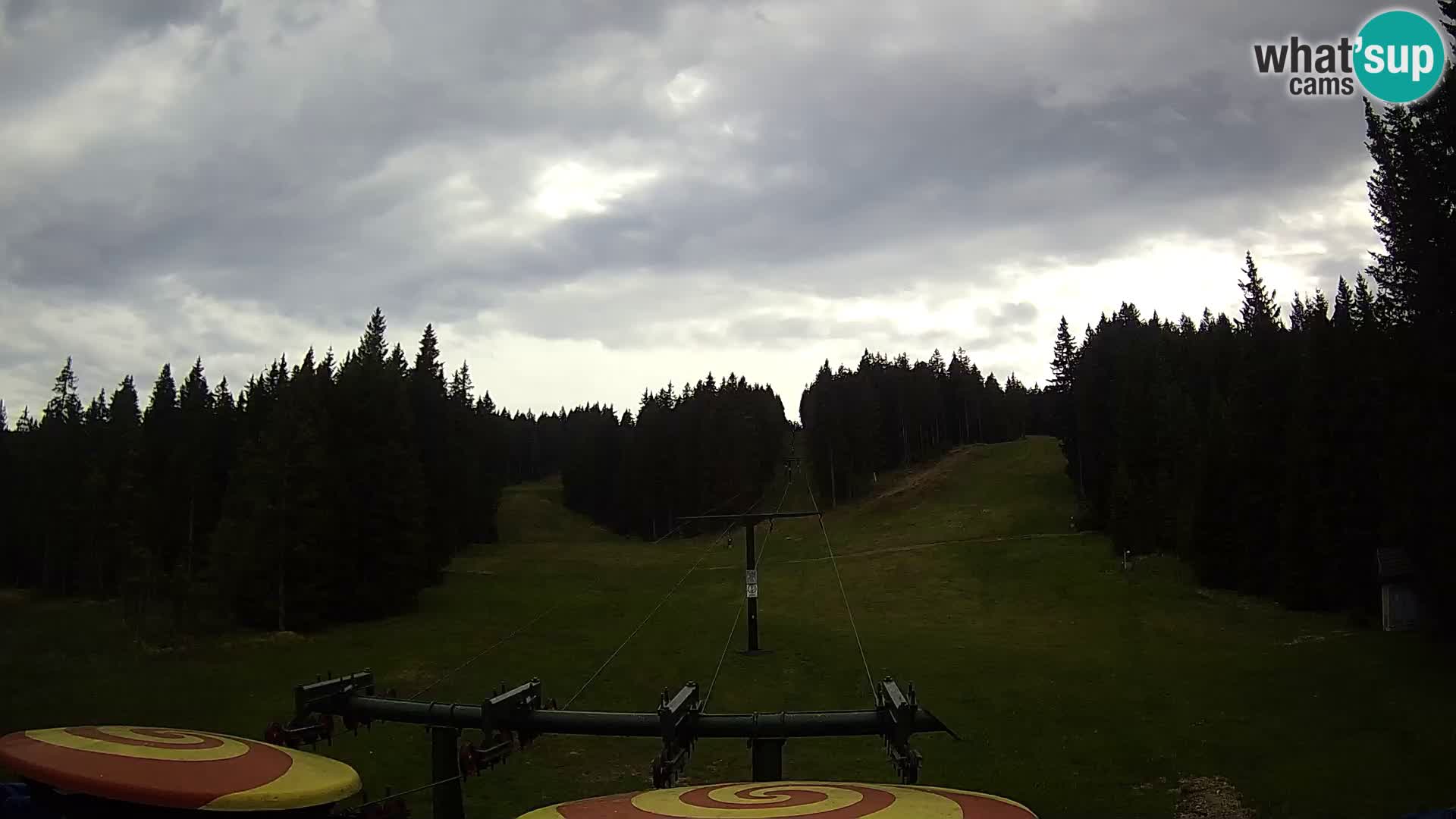 Comprensorio sciistico Rogla Webcam live Ostruščica piste 1 e 2