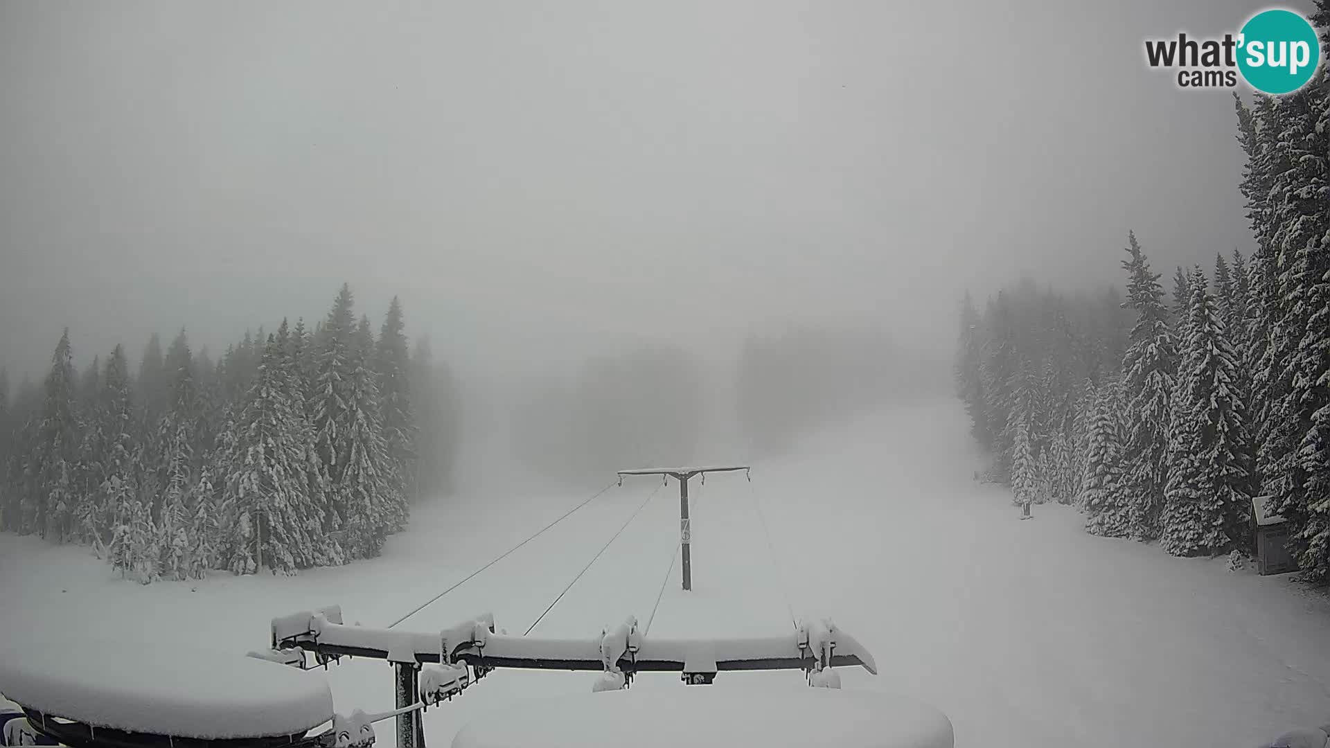 Station de ski Rogla Webcam Ostruščica pistes 1 et 2