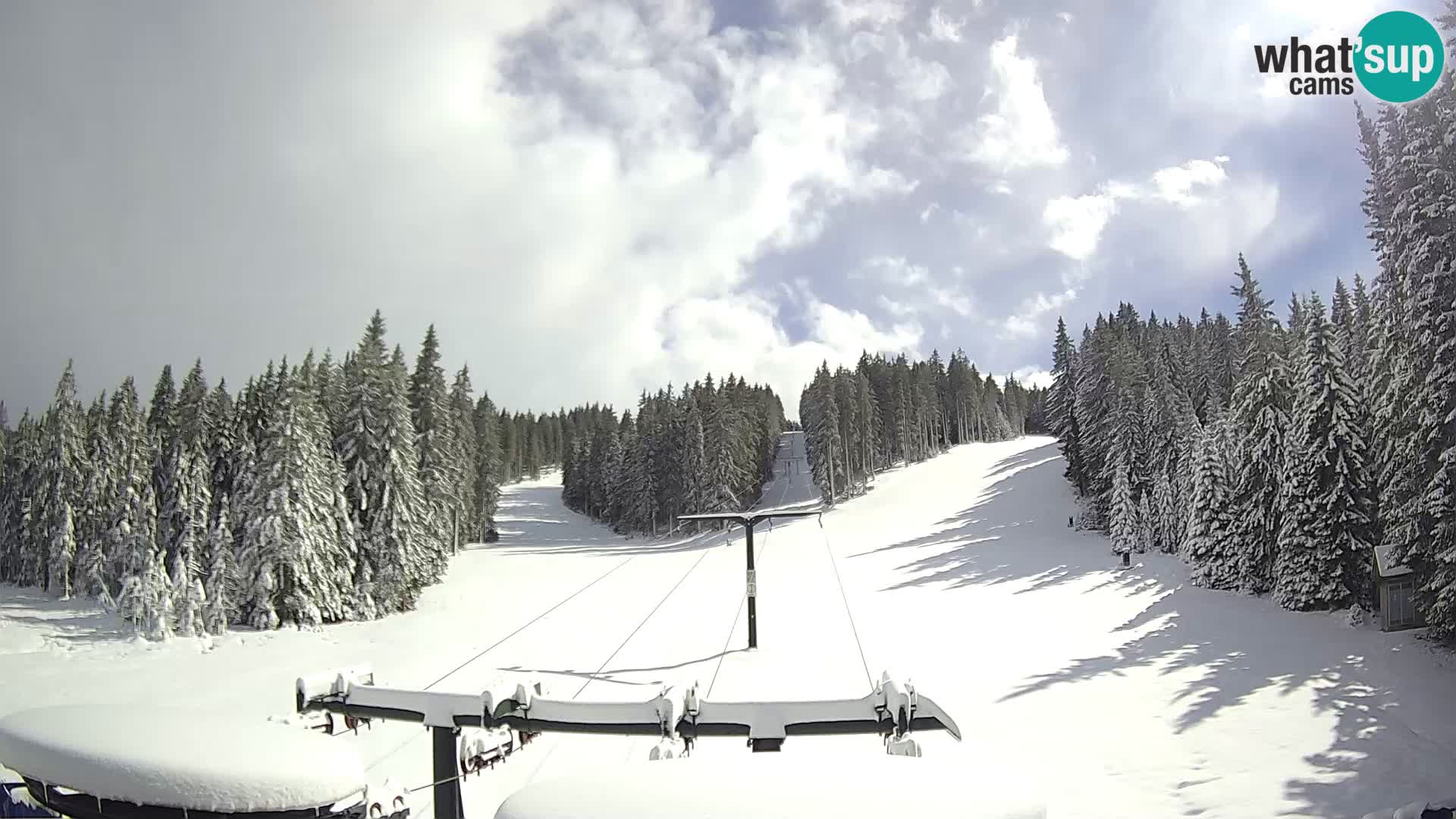 Estación de esquí Rogla Webcam Ostruščica pistas 1 y 2