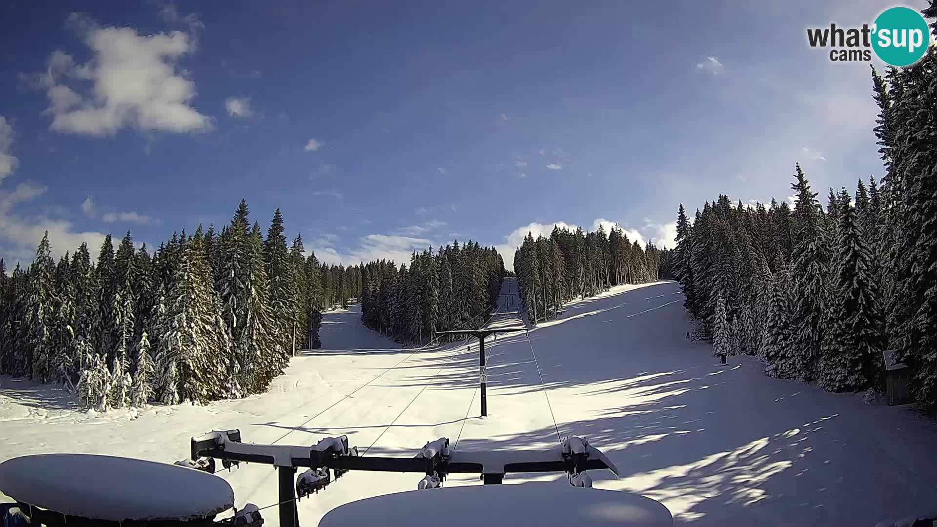 Estación de esquí Rogla Webcam Ostruščica pistas 1 y 2