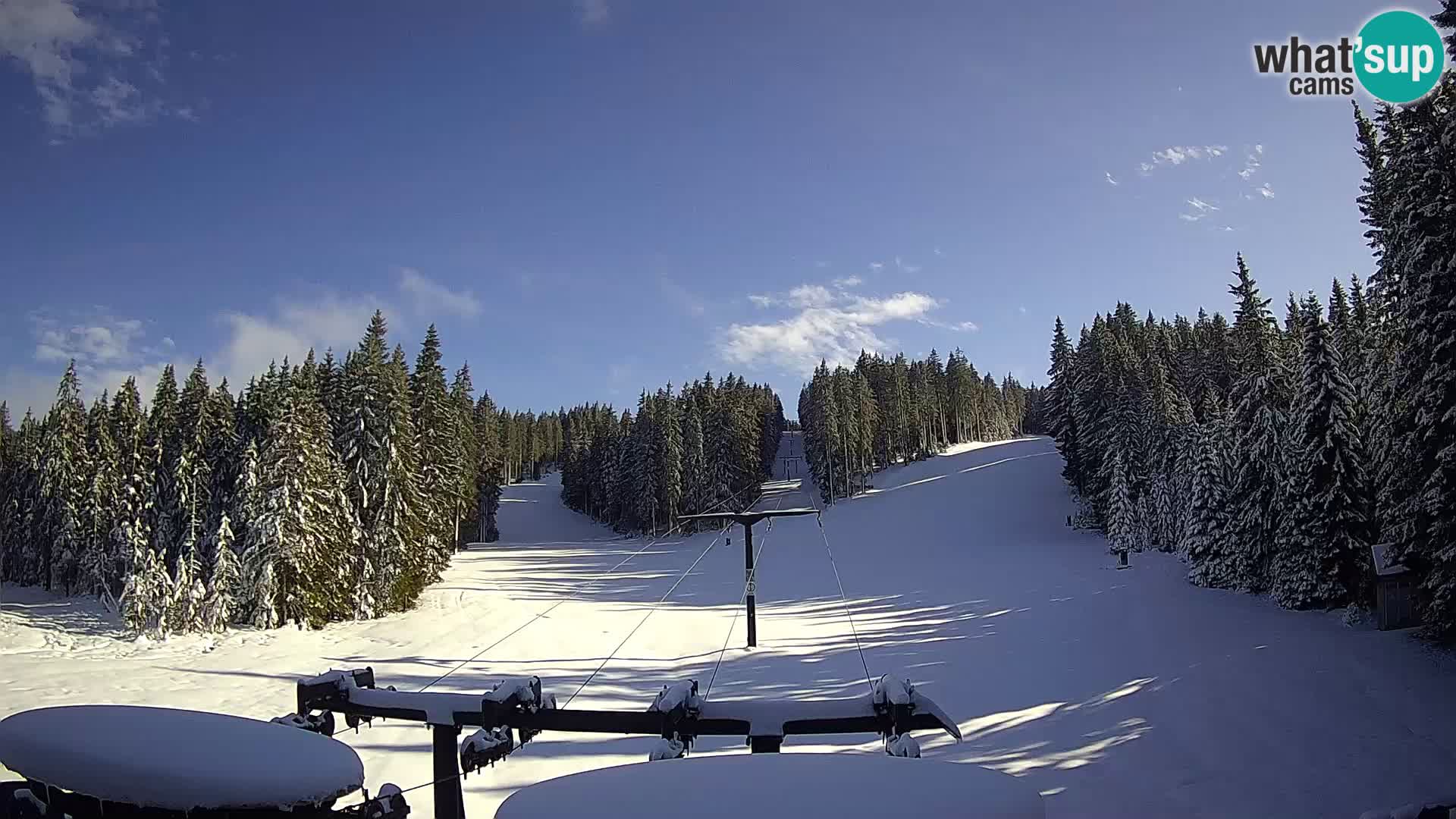 Station de ski Rogla Webcam Ostruščica pistes 1 et 2
