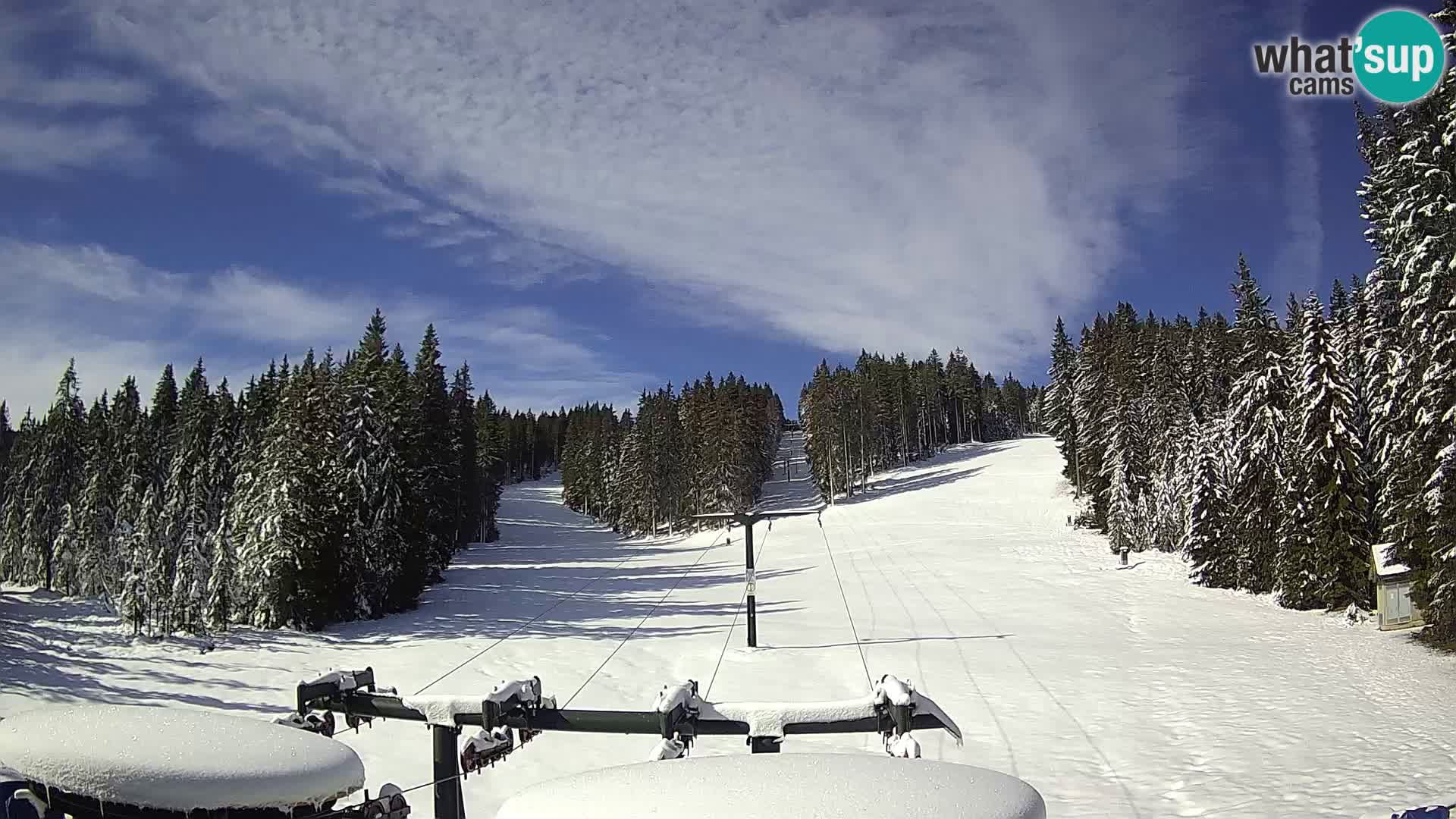 Estación de esquí Rogla Webcam Ostruščica pistas 1 y 2