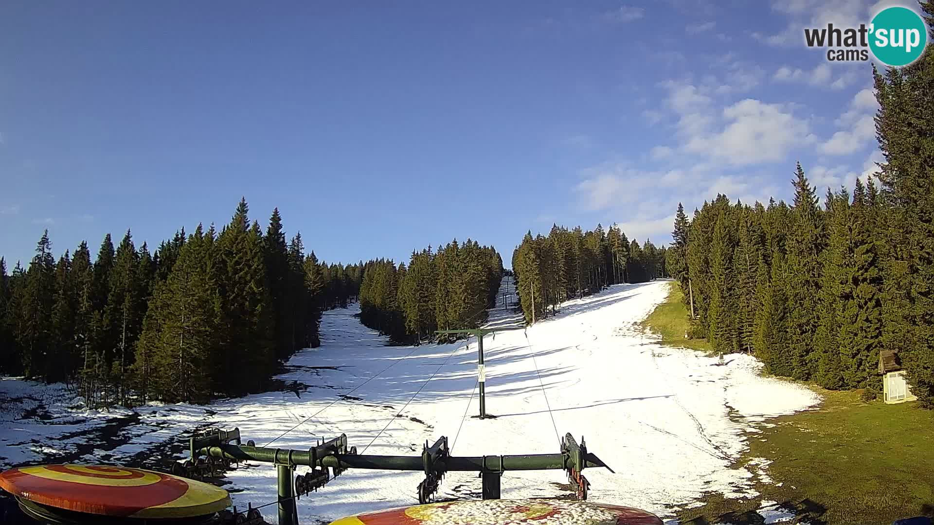 Skijalište Rogla web kamera Ostruščica proga 1 in 2