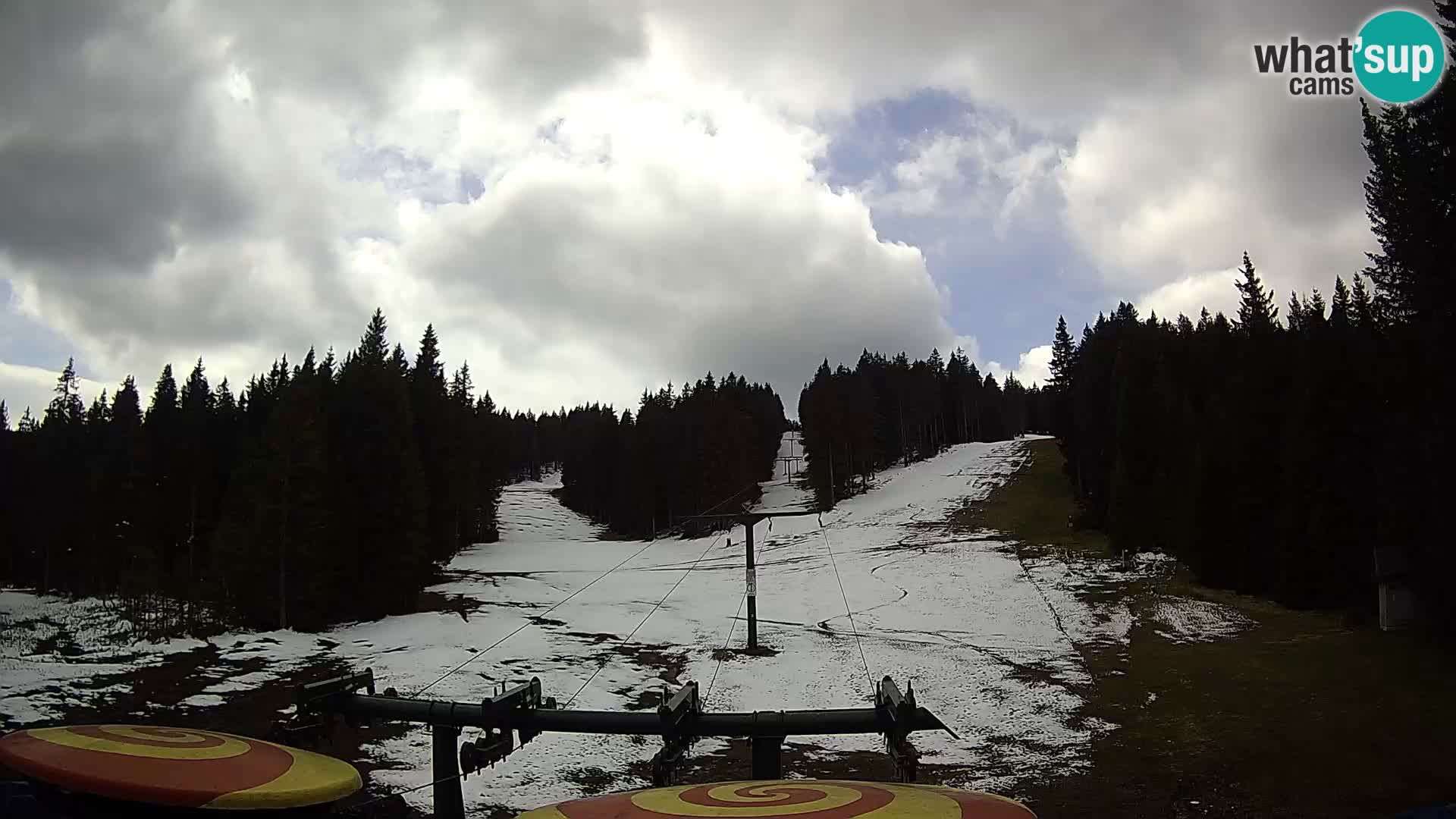 Comprensorio sciistico Rogla Webcam live Ostruščica piste 1 e 2