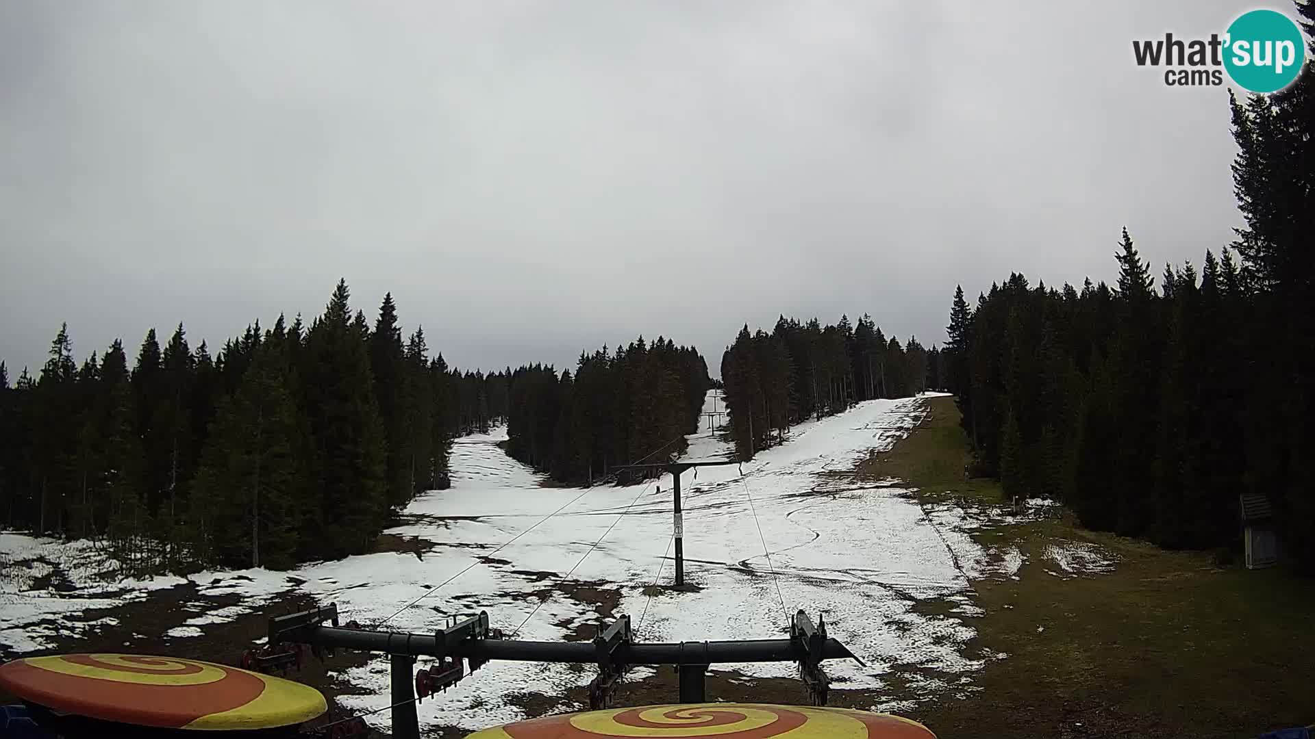 Skijalište Rogla web kamera Ostruščica proga 1 in 2