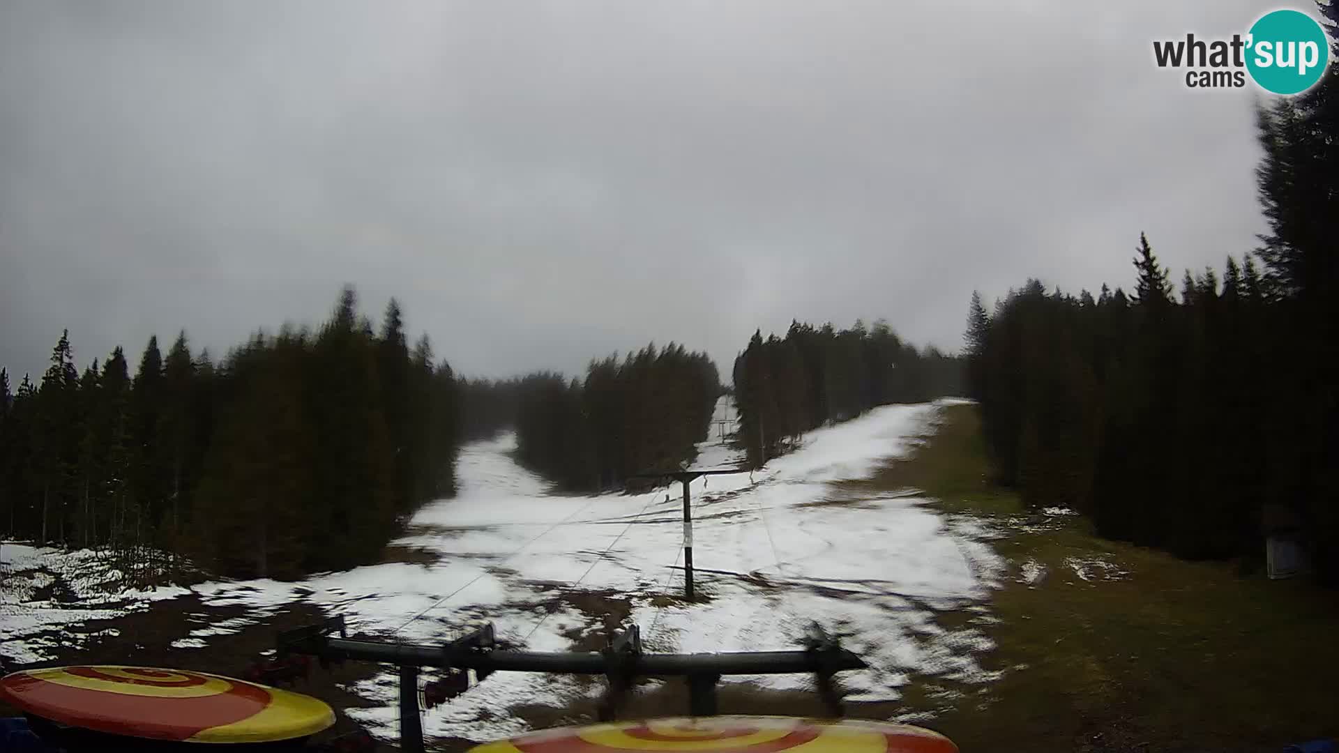 Comprensorio sciistico Rogla Webcam live Ostruščica piste 1 e 2