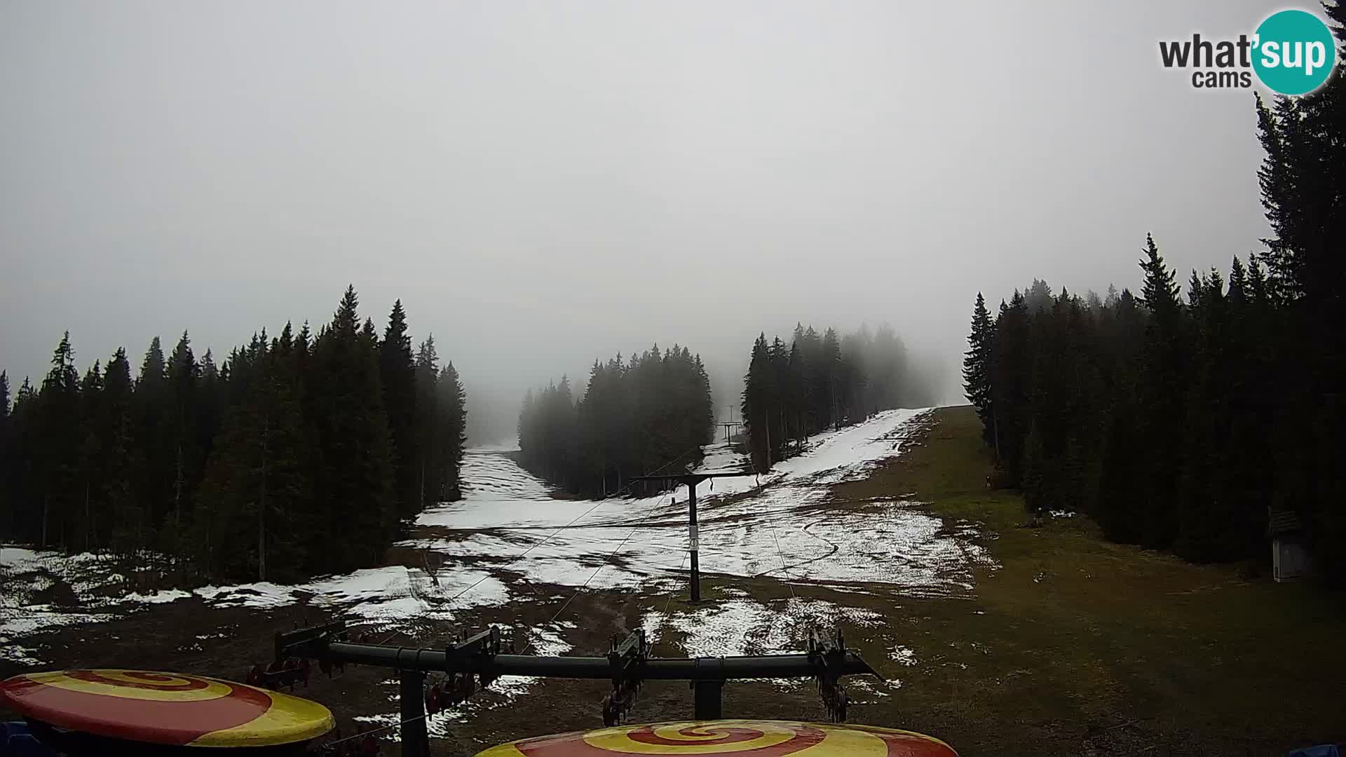 Skijalište Rogla web kamera Ostruščica proga 1 in 2