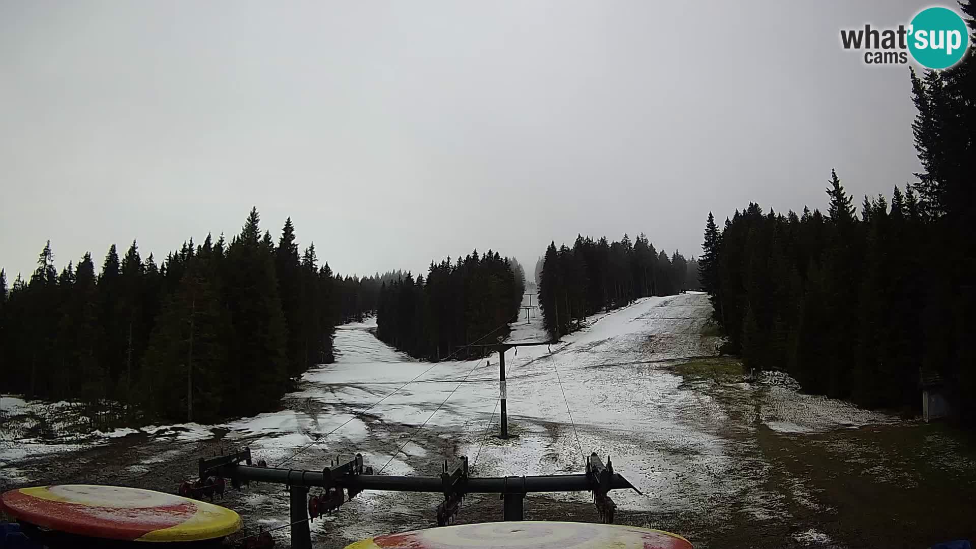 Estación de esquí Rogla Webcam Ostruščica pistas 1 y 2